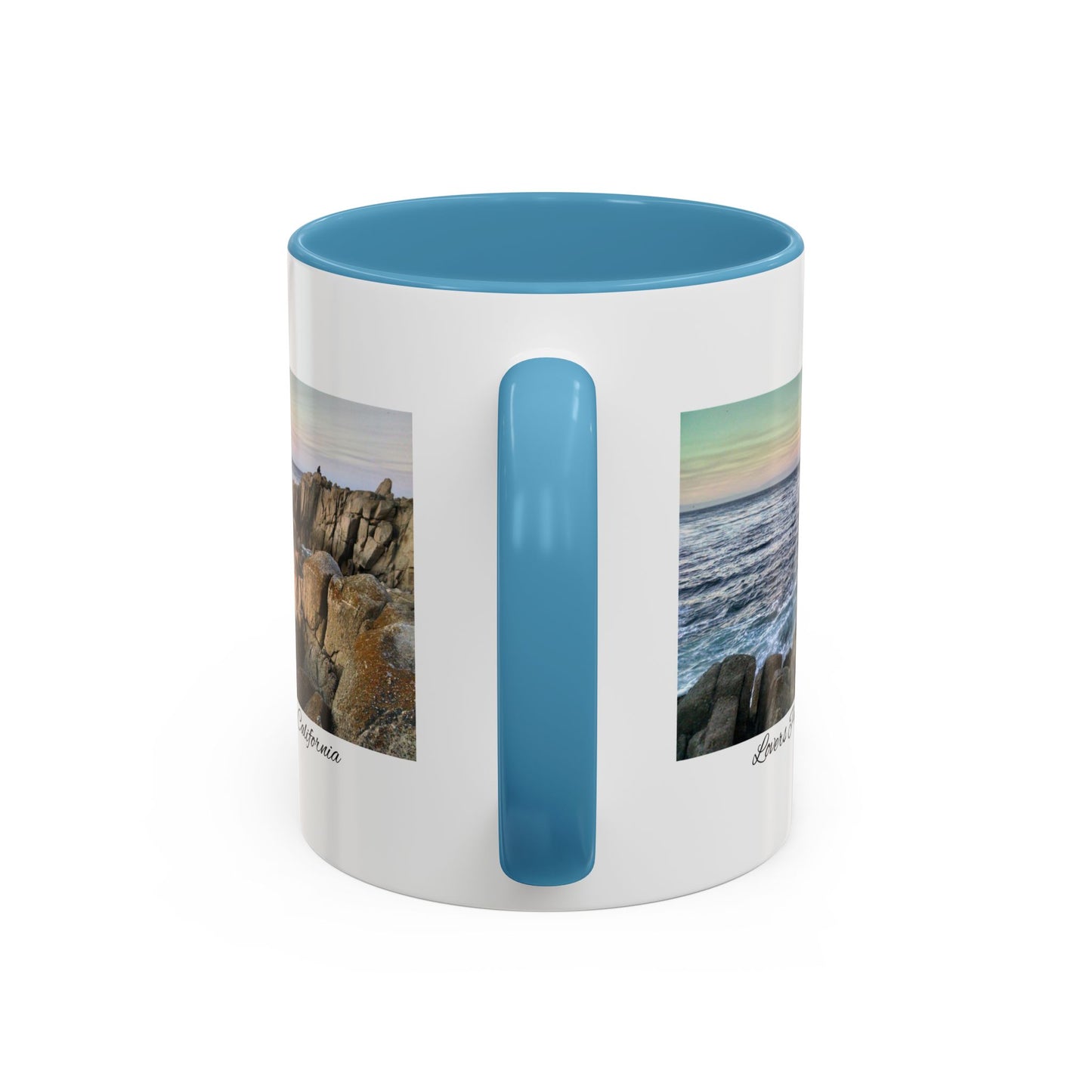 11oz/15oz Ocean View Travelers Coffee Mug Lovers Point, Monterey California San Francisco Bay Area Keepsake
