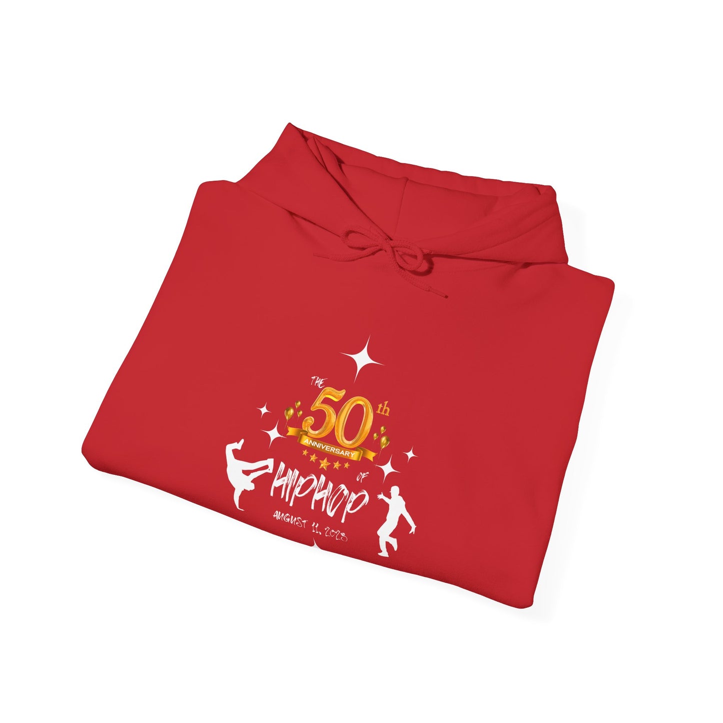 Unisex Heavy Blend™ 50th Anniversary of HipHop August 11, 2023 Commemorate 50 Years Hooded Sweatshirt