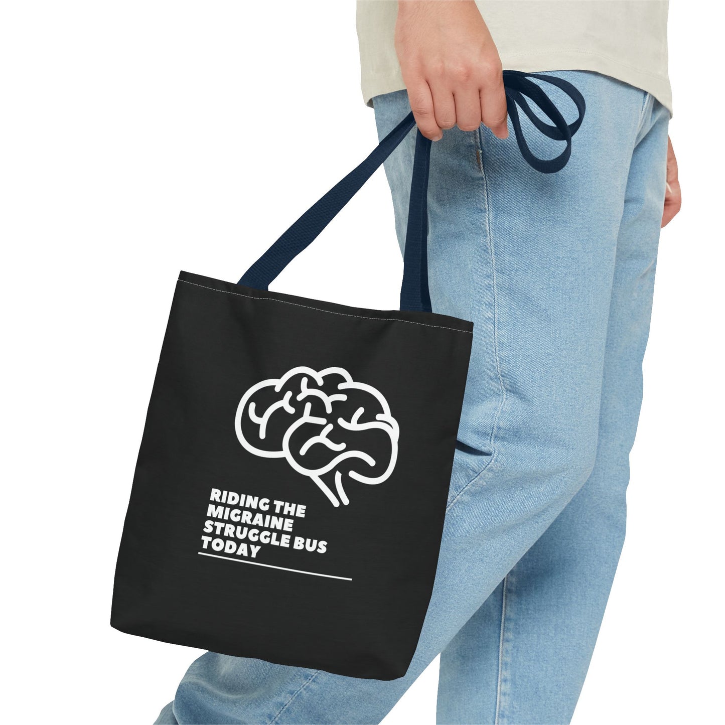 Unisex Migraine Day Invisible Illness Warrior Tote Bag