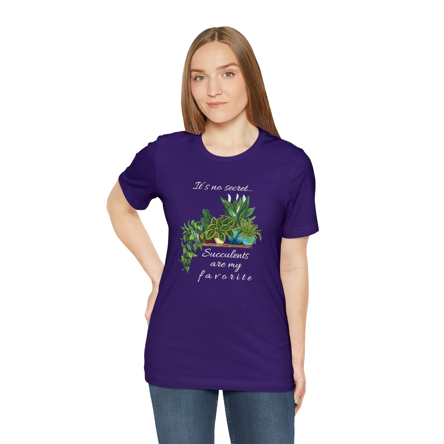 Unisex Garden Themed Succulents Are My Favorite T-Shirt