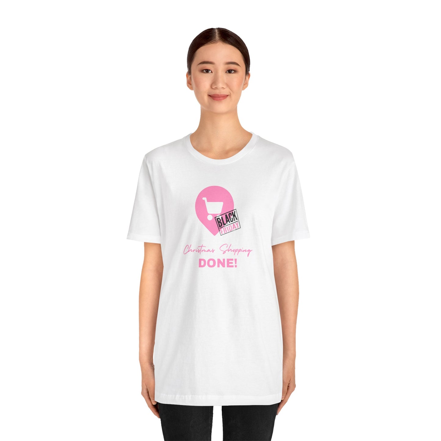 Unisex Jersey Short Sleeve Black Friday Christmas Shopping T-Shirt
