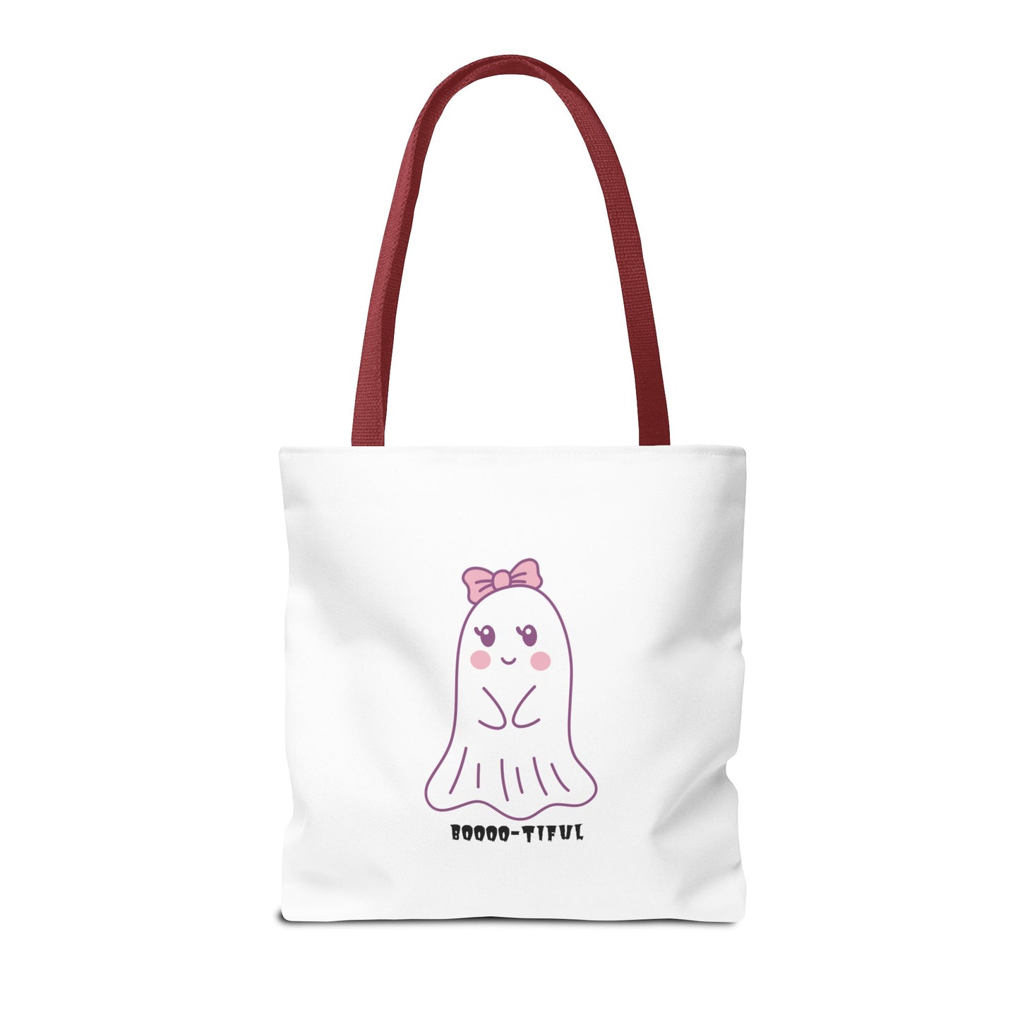 Cute Ghost Halloween Lover Spooky Season Tote Trick or Treating Candy Bag Fall Themed Reusable Lunch Tote