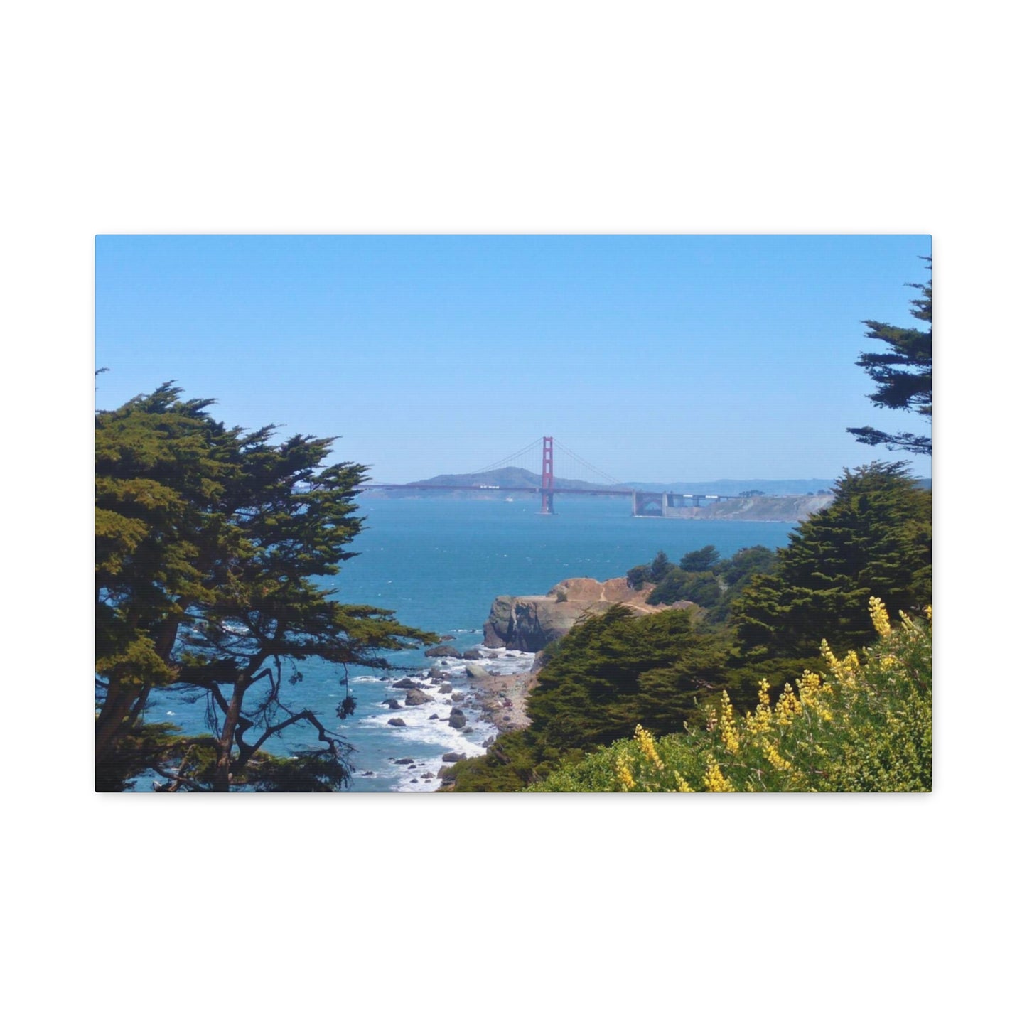 Canvas Gallery Wrap - Camino Del Mar - Fort Miley Lookout - San Francisco