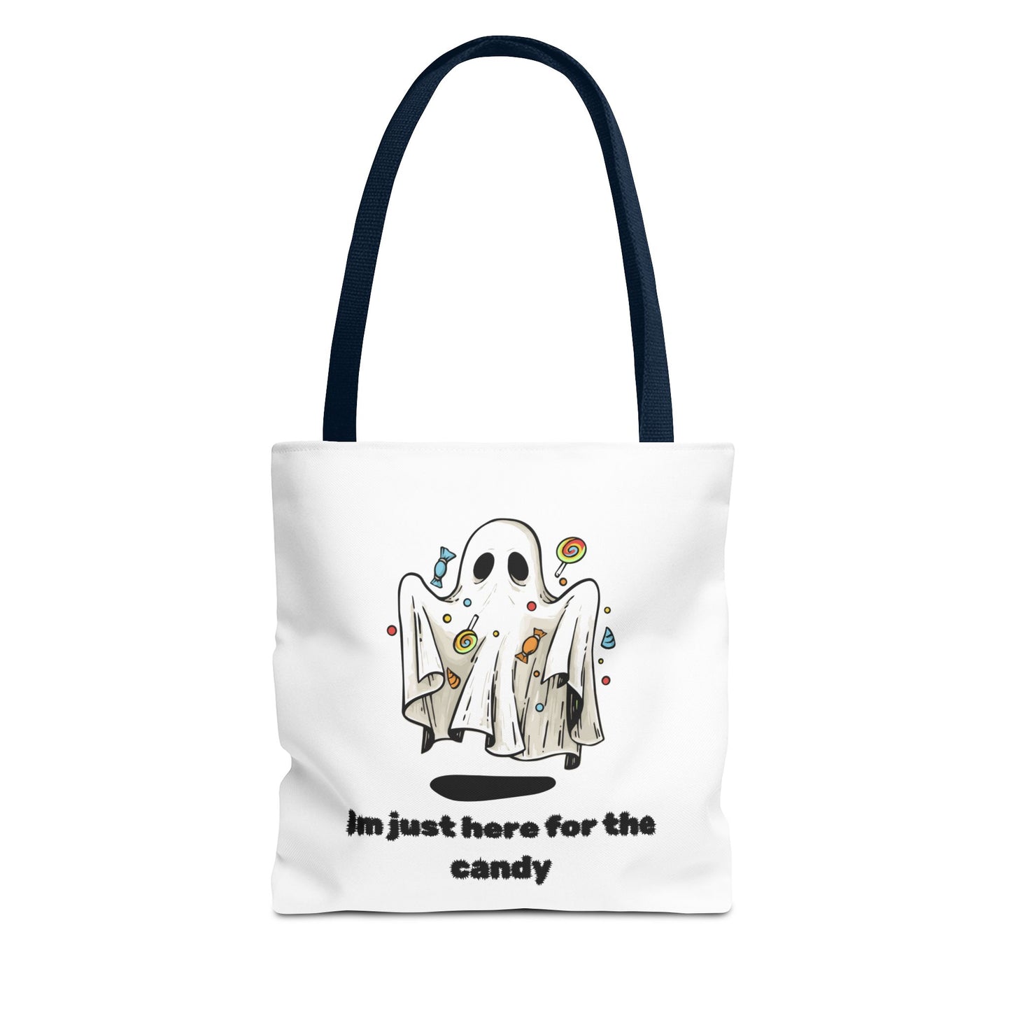 Cute Ghost Halloween Lover Spooky Season Trick or Treating Candy Bag Fall Themed Reusable Lunch Bag