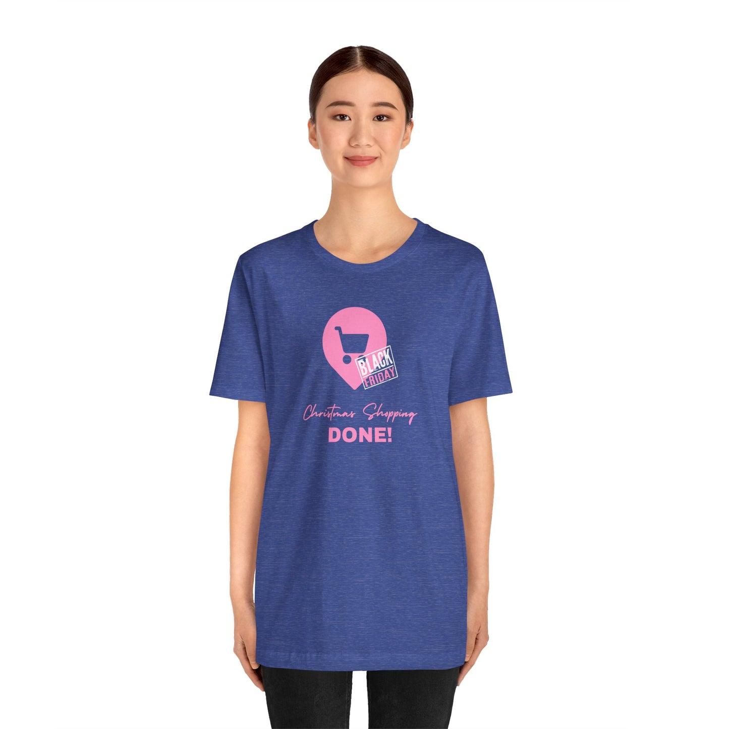 Unisex Jersey Short Sleeve Black Friday Christmas Shopping T-Shirt
