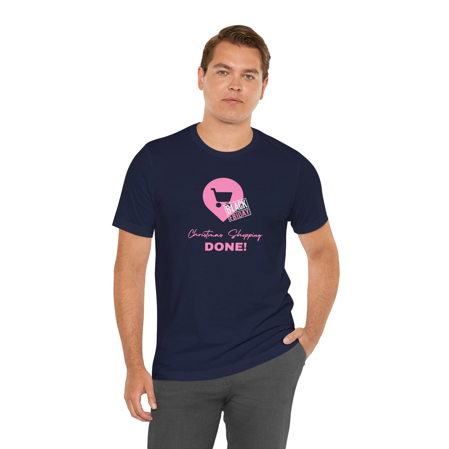 Unisex Jersey Short Sleeve Black Friday Christmas Shopping T-Shirt