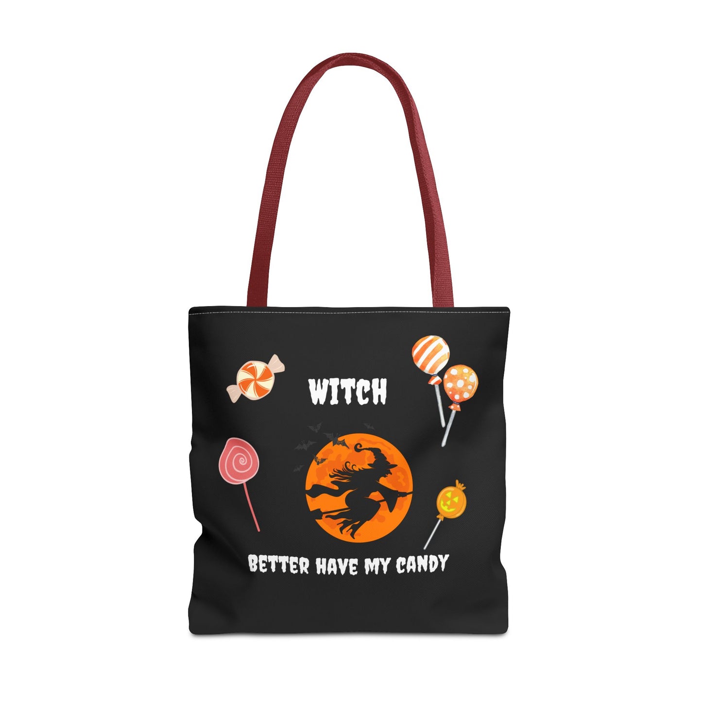 Halloween Tote Bag Gift for Spooky Season Trick or Treating Candy Bag Fall Themed Reusable Lunch Tote