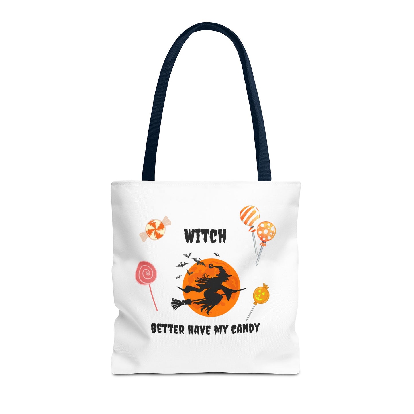 Halloween Tote Bag Spooky Season Trick or Treating Candy Bag Fall Themed Reusable Lunch Tote