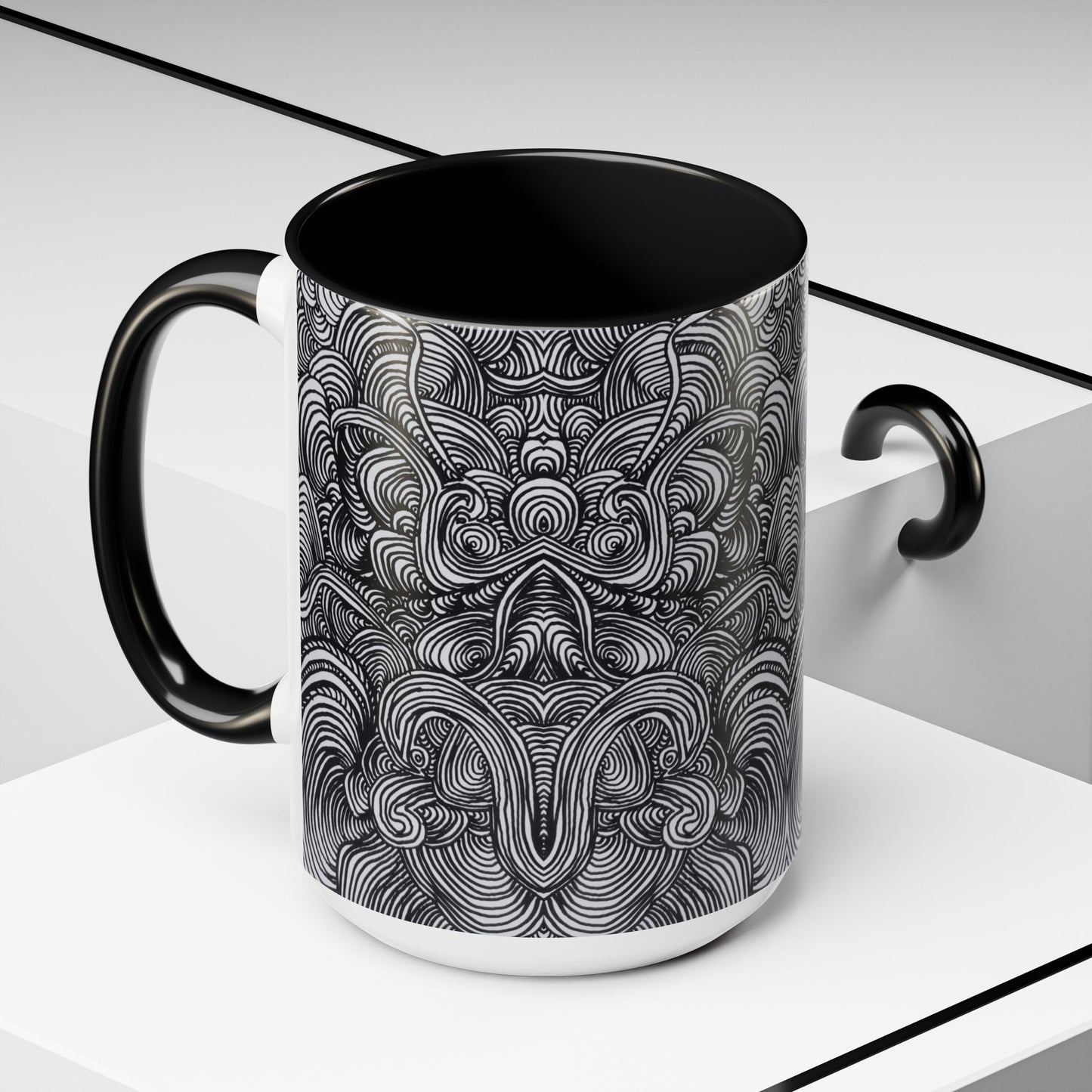 11oz/15oz Original Line Art Coffee Mug - Liquid