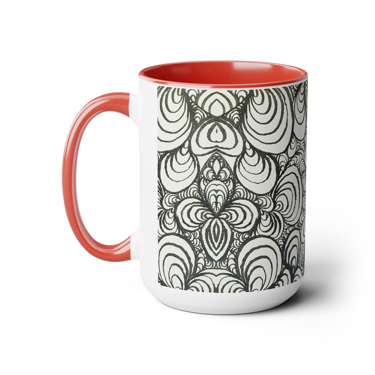 15oz Original Line Art Mug - Puzzle Panels 1