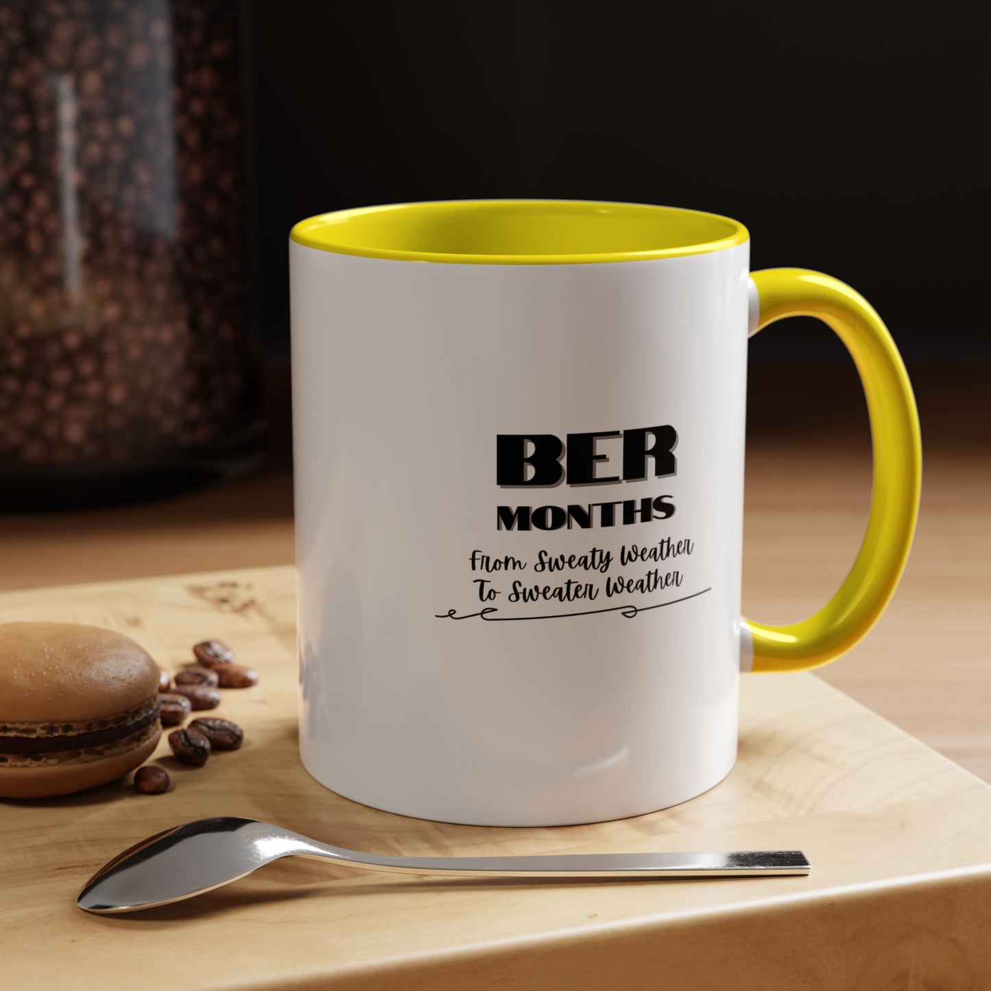 11oz/15oz BER Months From Sweaty Weather to Sweaty Weather Coffee Mug