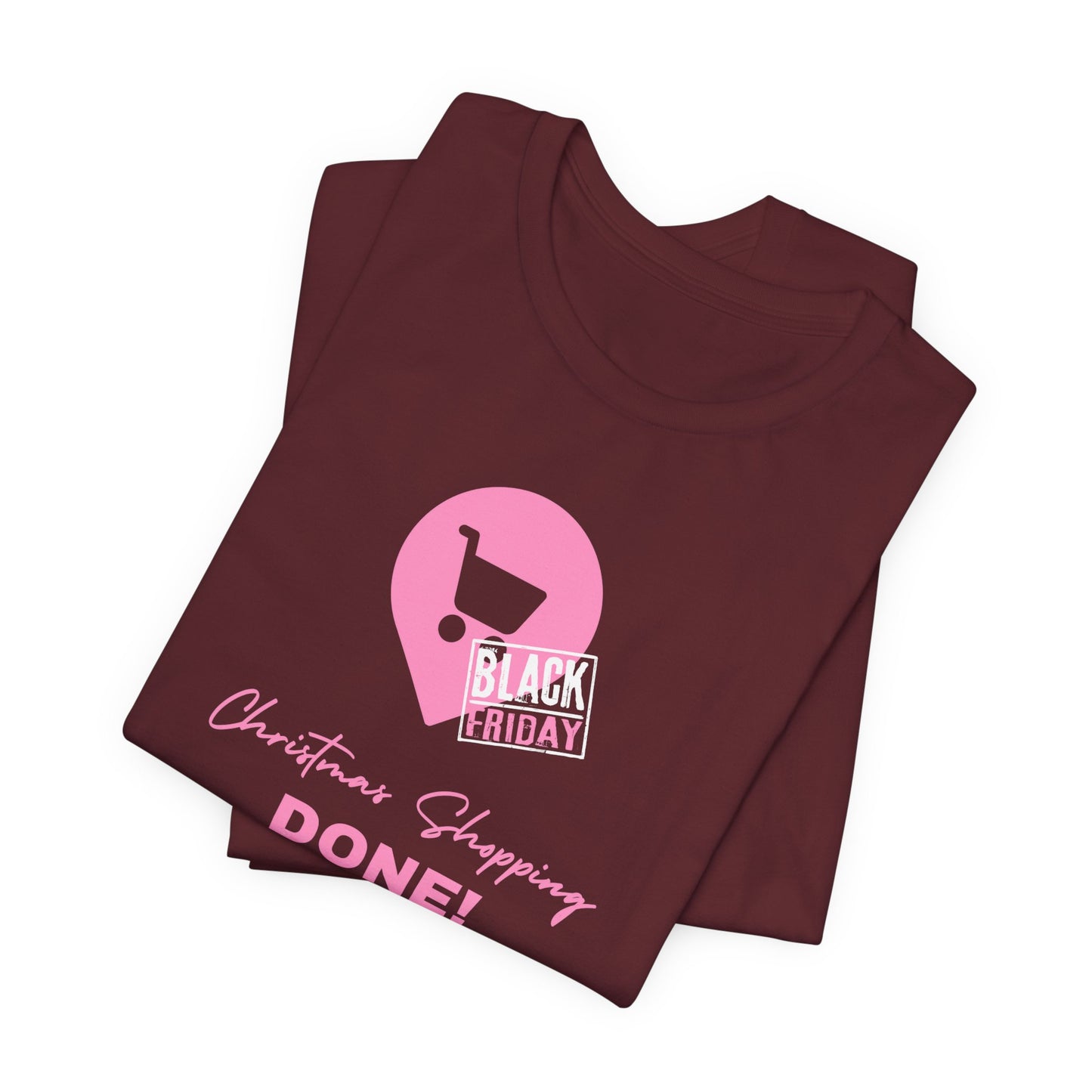 Unisex Jersey Short Sleeve Black Friday Christmas Shopping T-Shirt