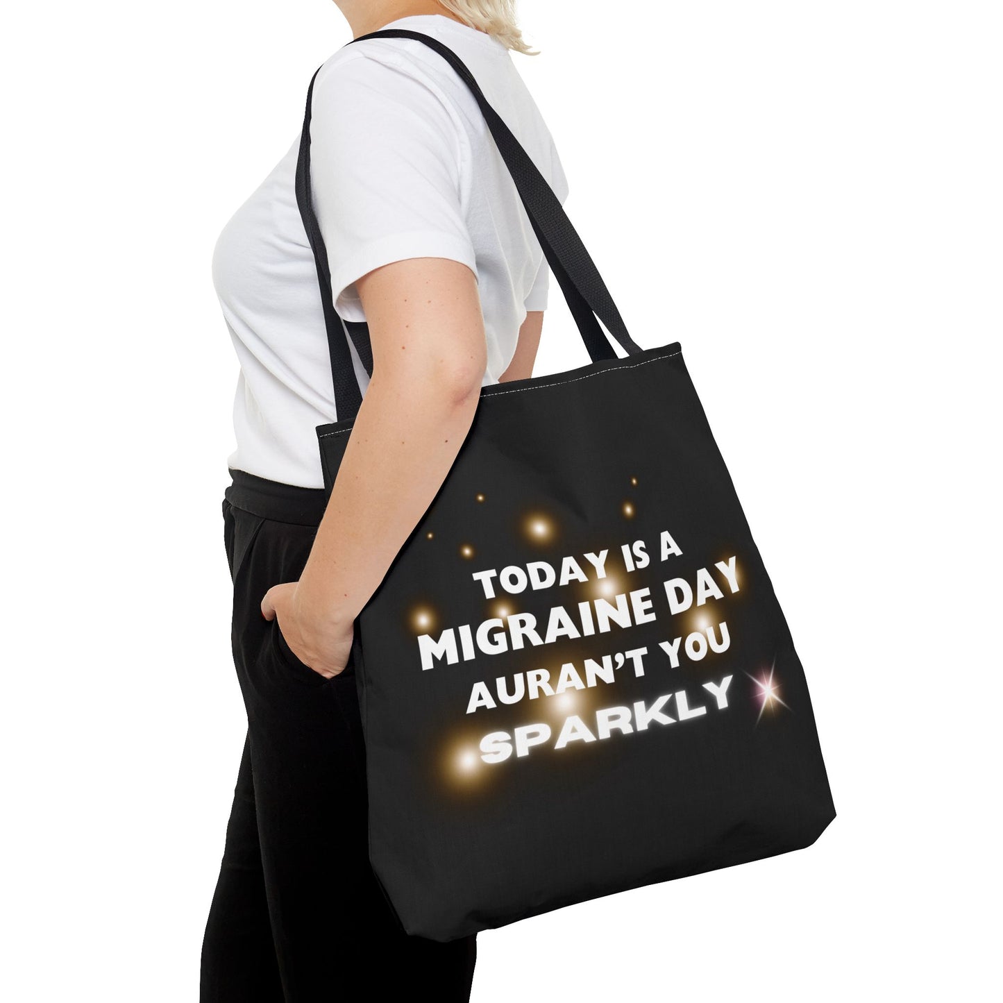 Unisex Migraine Day Invisible Illness Warrior Tote Bag