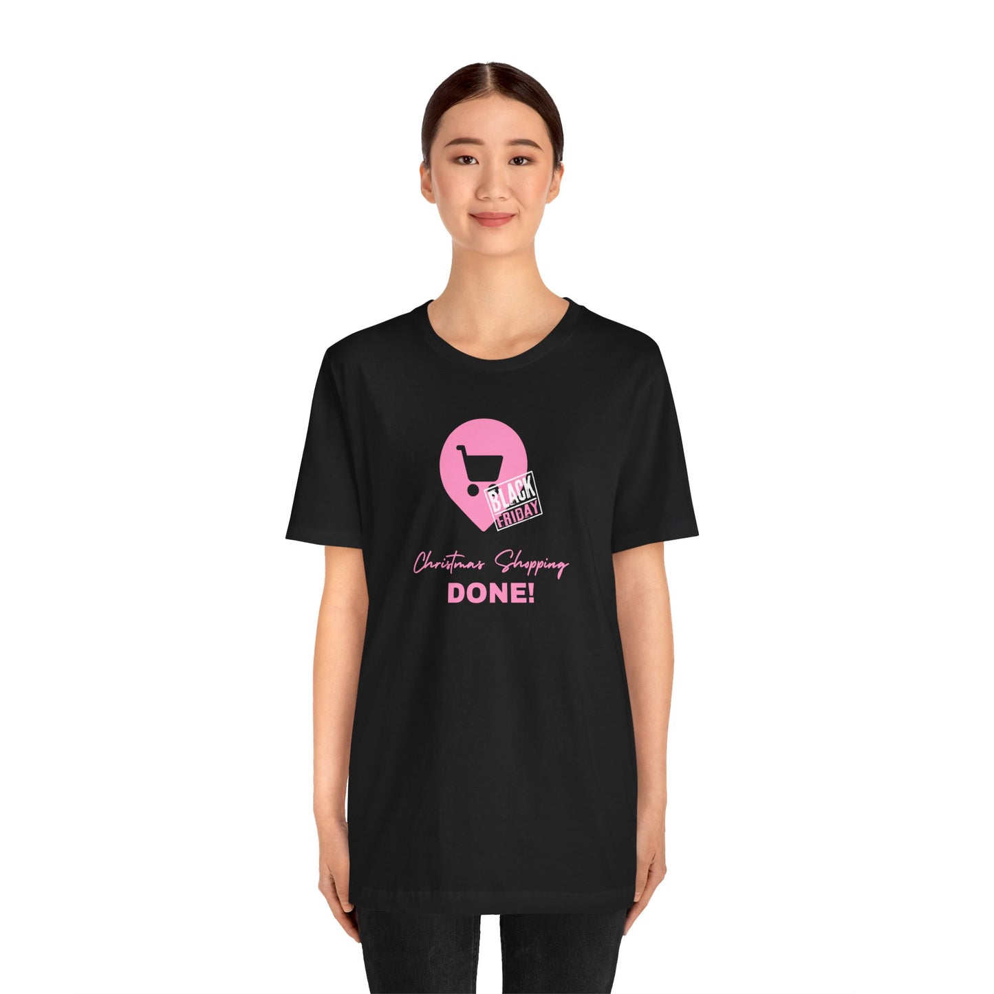 Unisex Jersey Short Sleeve Black Friday Christmas Shopping T-Shirt