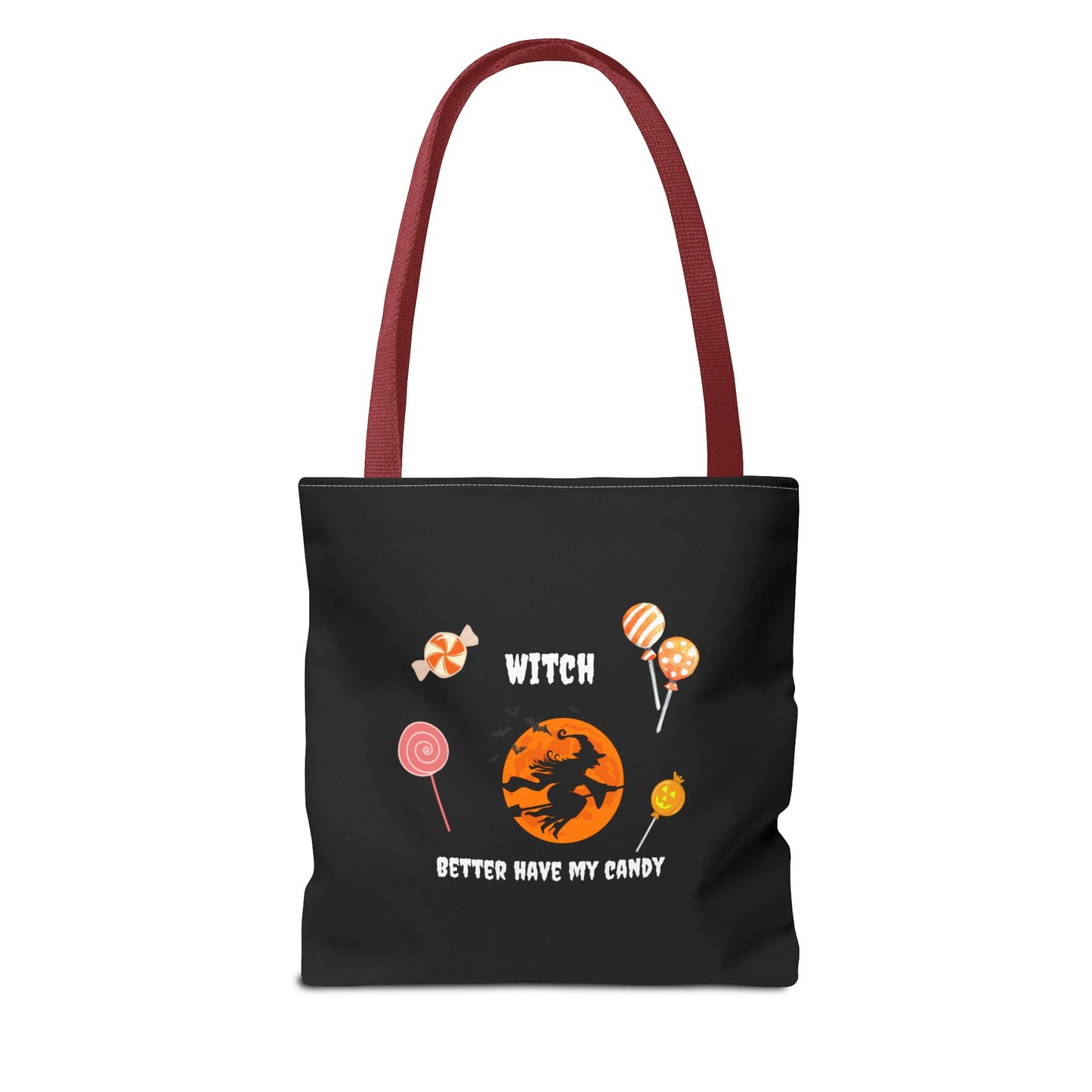 Halloween Tote Bag Gift for Spooky Season Trick or Treating Candy Bag Fall Themed Reusable Lunch Tote