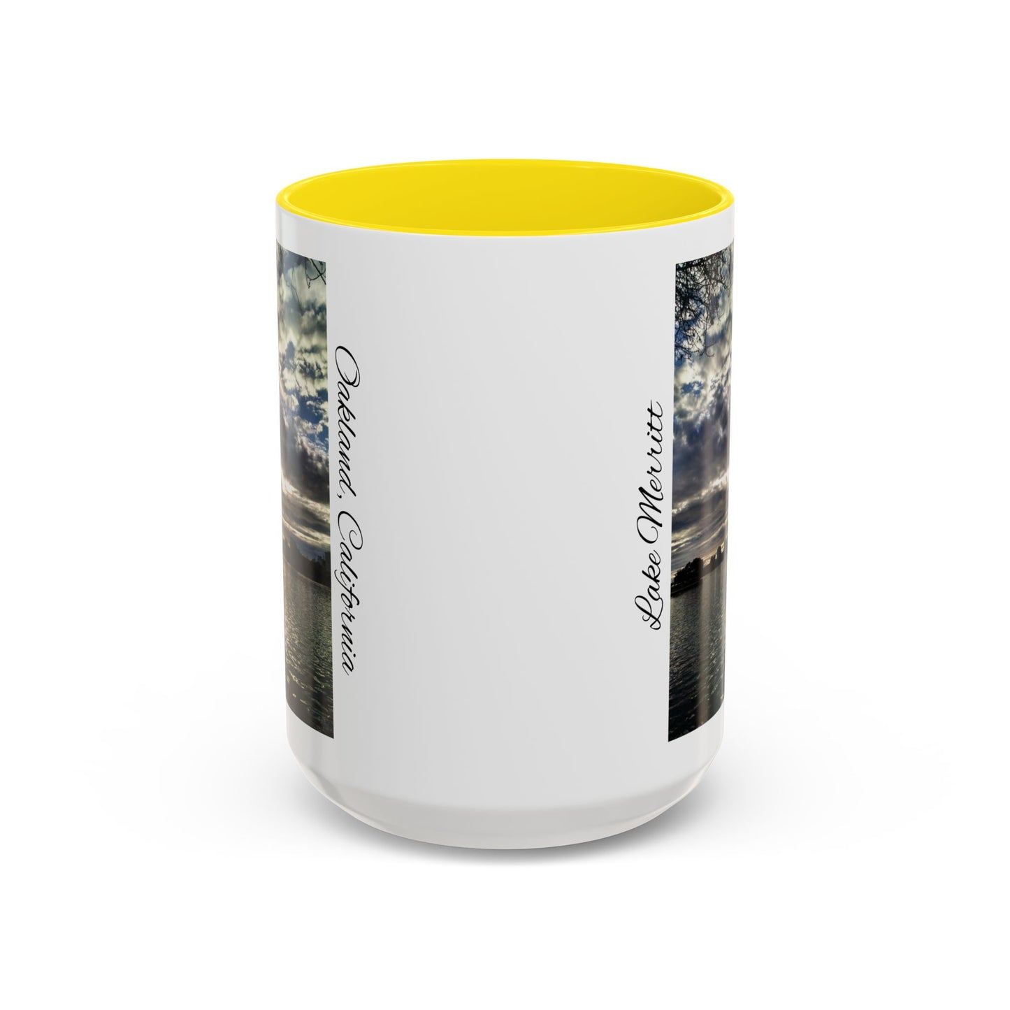 11oz/15oz Two Tone Lake Merritt, Oakland California San Francisco Bay Area Keepsake Coffee Mug