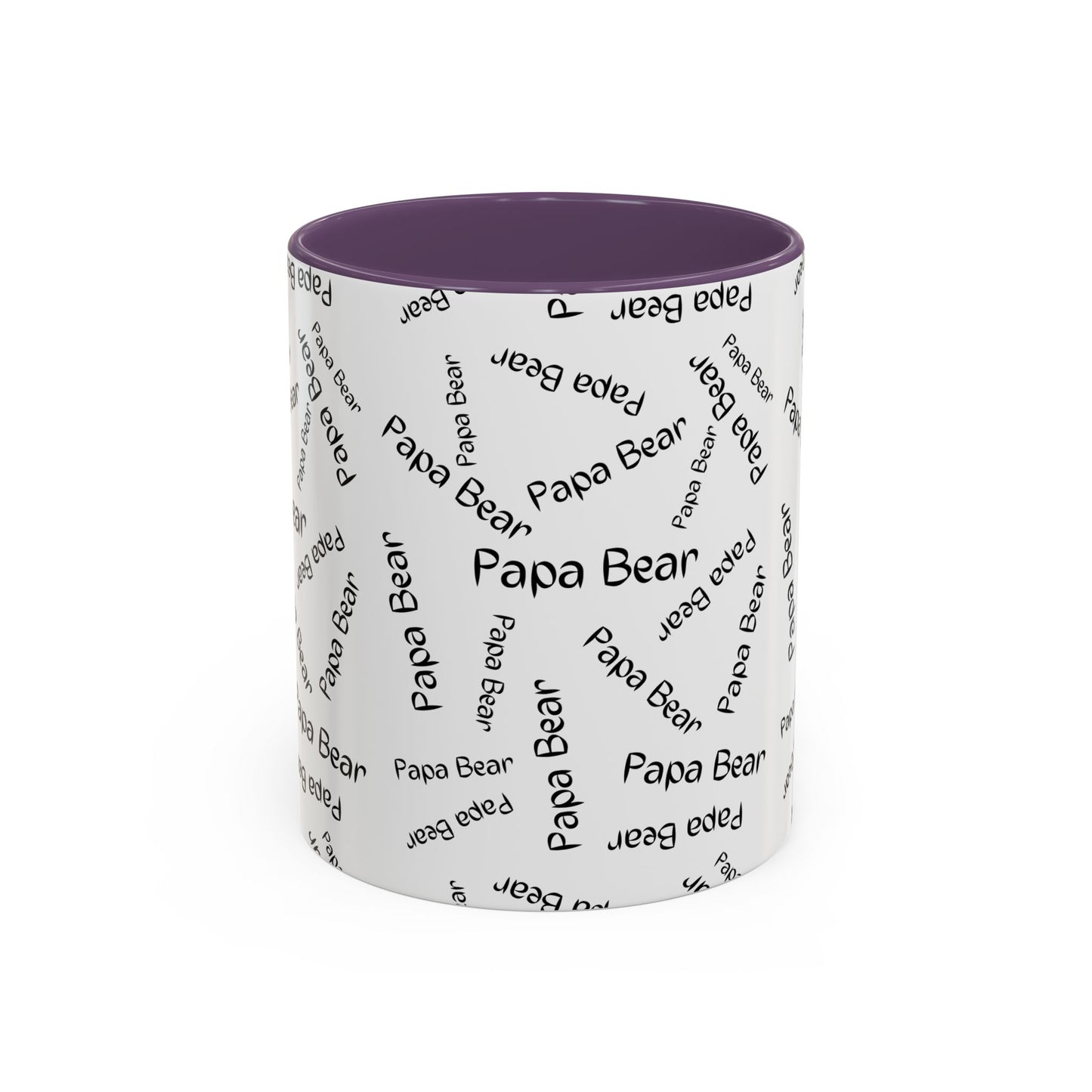 11oz/15oz Papa Bear Word Scramble Coffee Mug