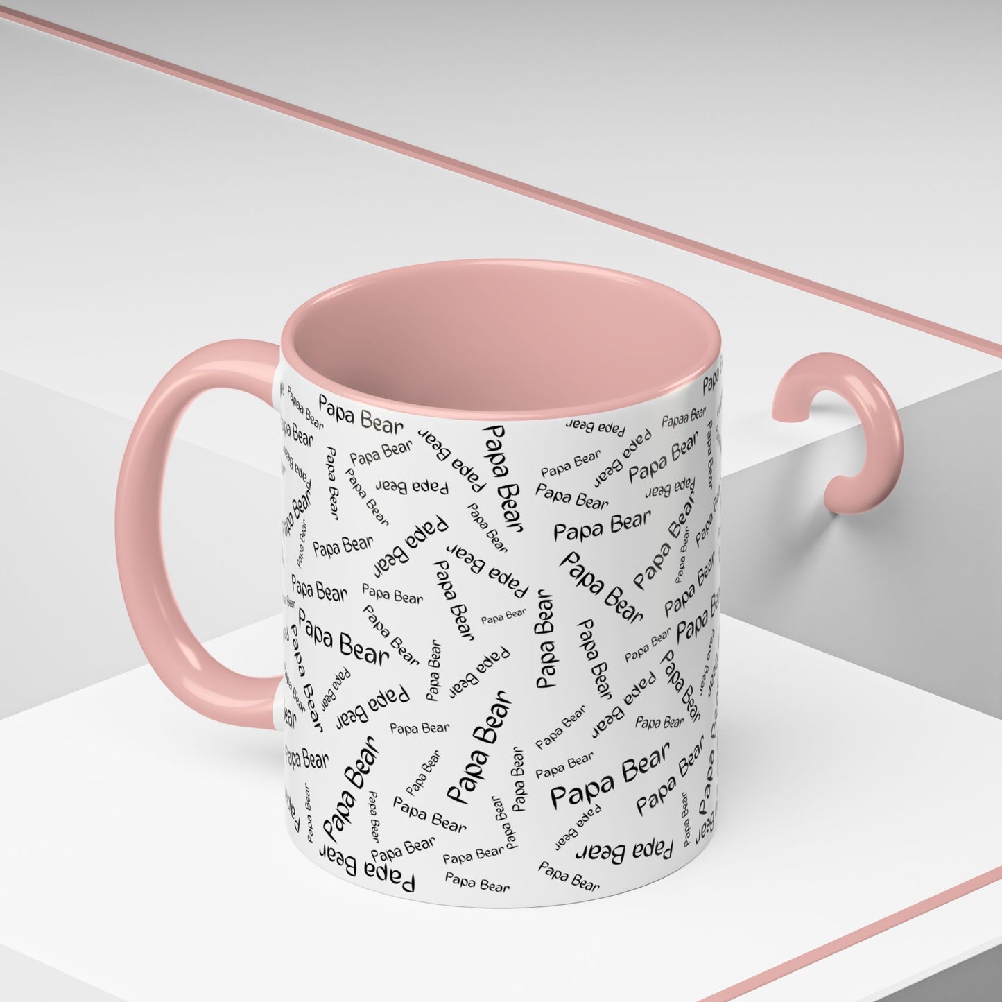 11oz/15oz Papa Bear Word Scramble Coffee Mug