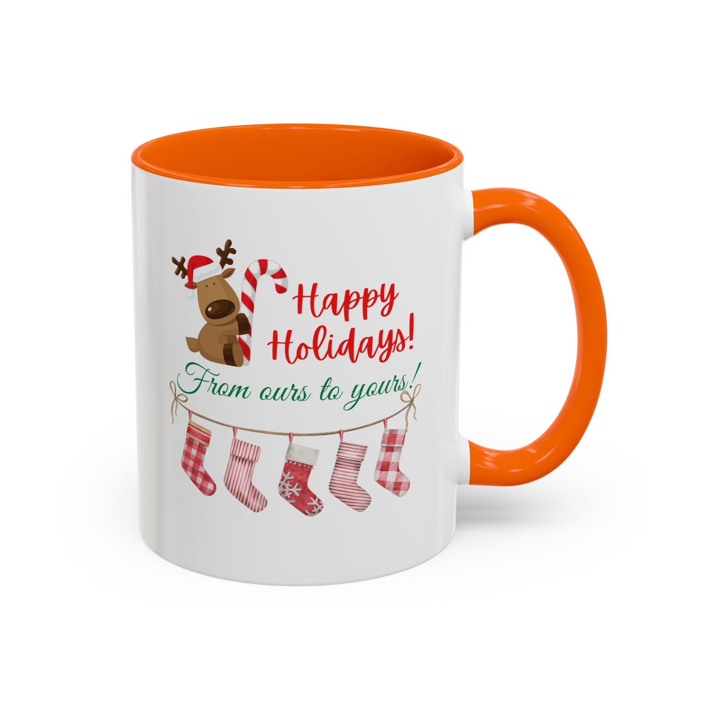 11oz/15oz  Happy Holidays From Ours to Yours Coffee Mug