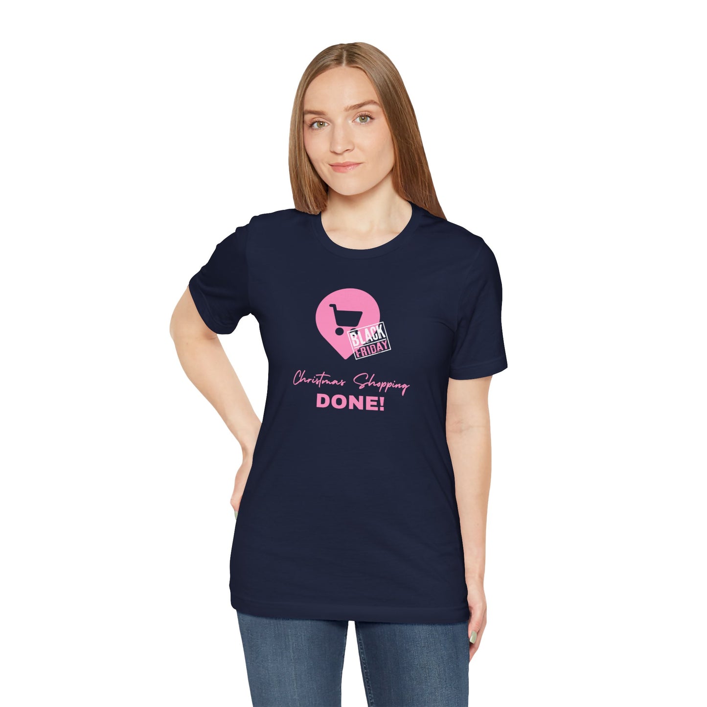 Unisex Jersey Short Sleeve Black Friday Christmas Shopping T-Shirt