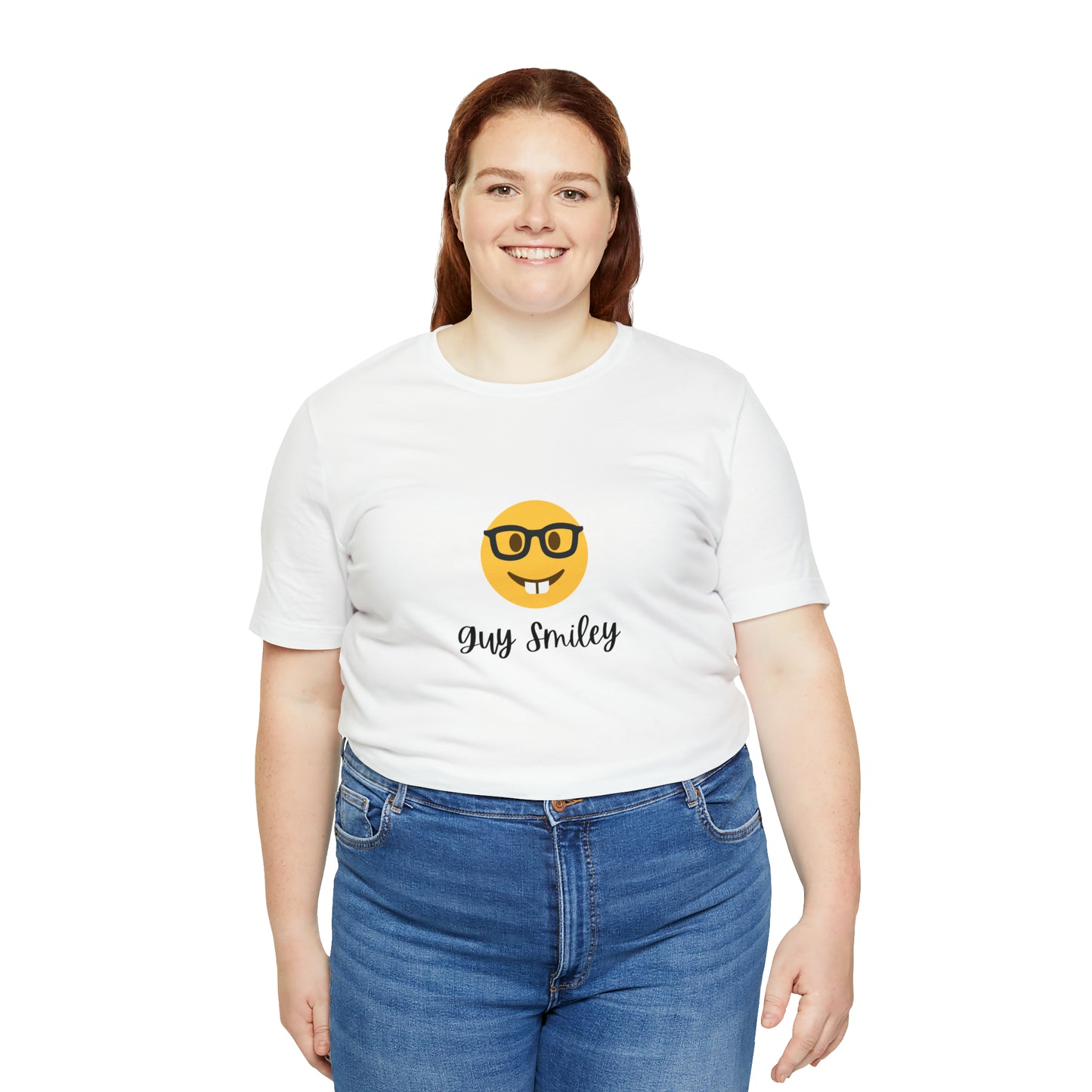 Unisex Jersey Short Sleeve Guy Smiley T-Shirt