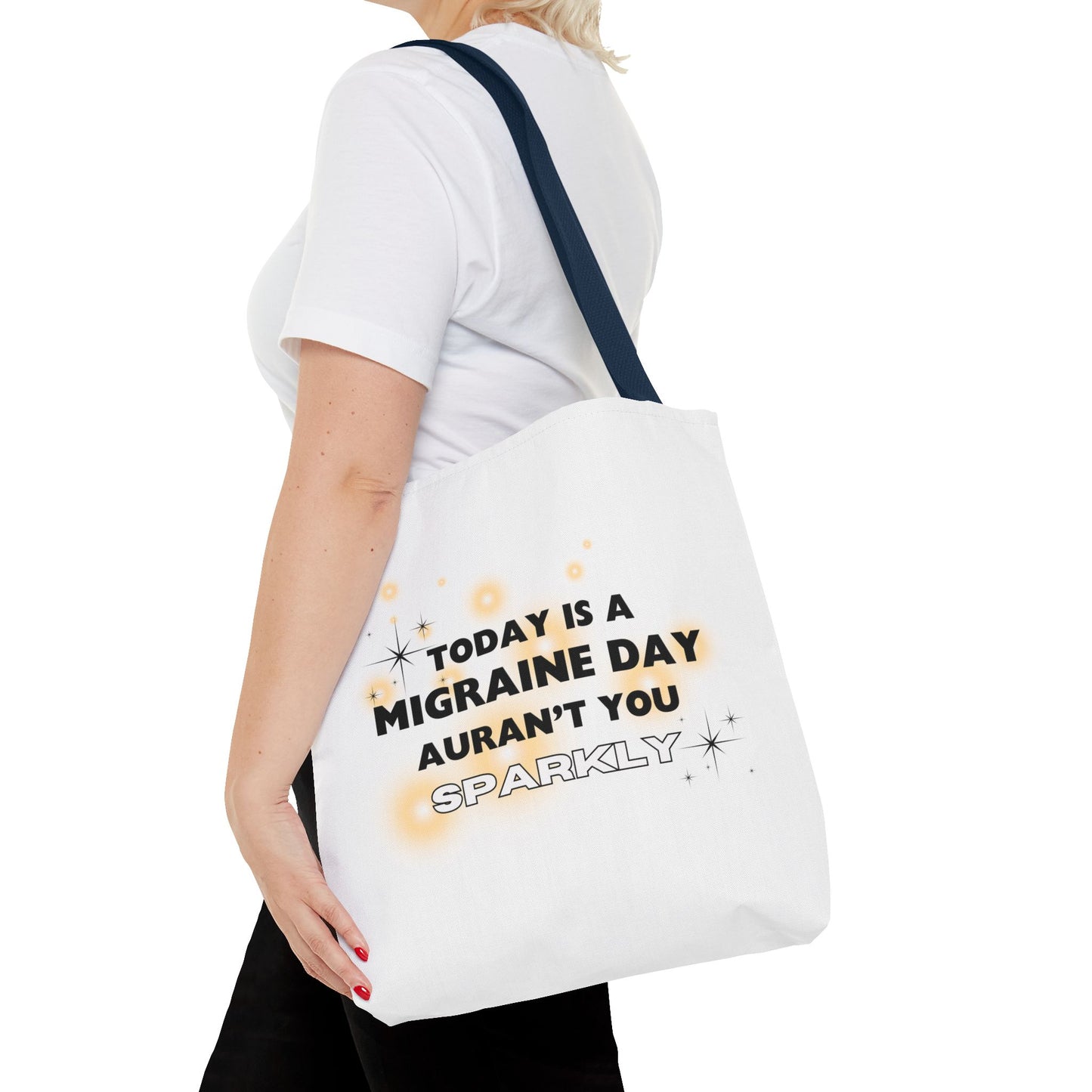 Unisex Migraine Day Invisible Illness Warrior Tote Bag