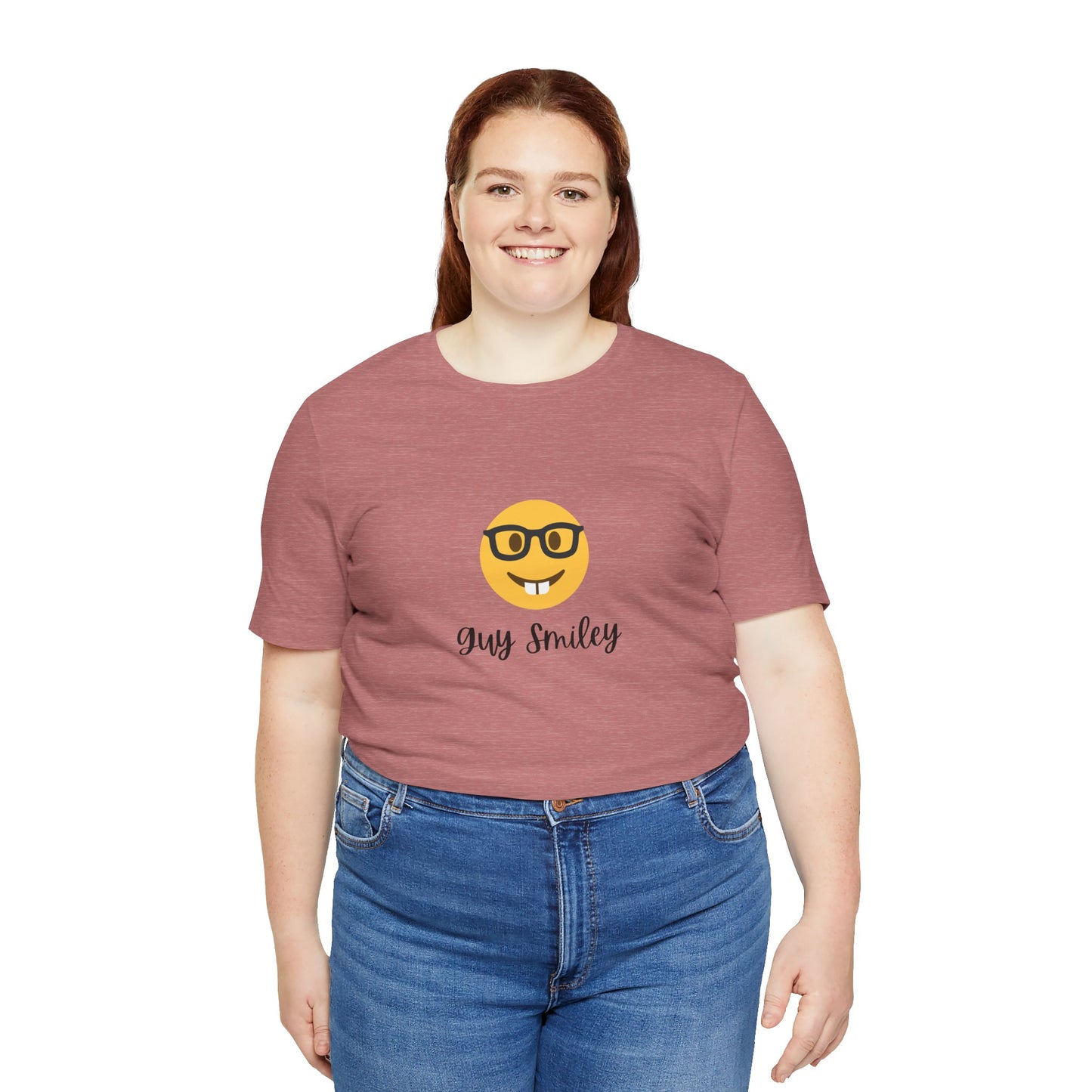 Unisex Jersey Short Sleeve Guy Smiley T-Shirt