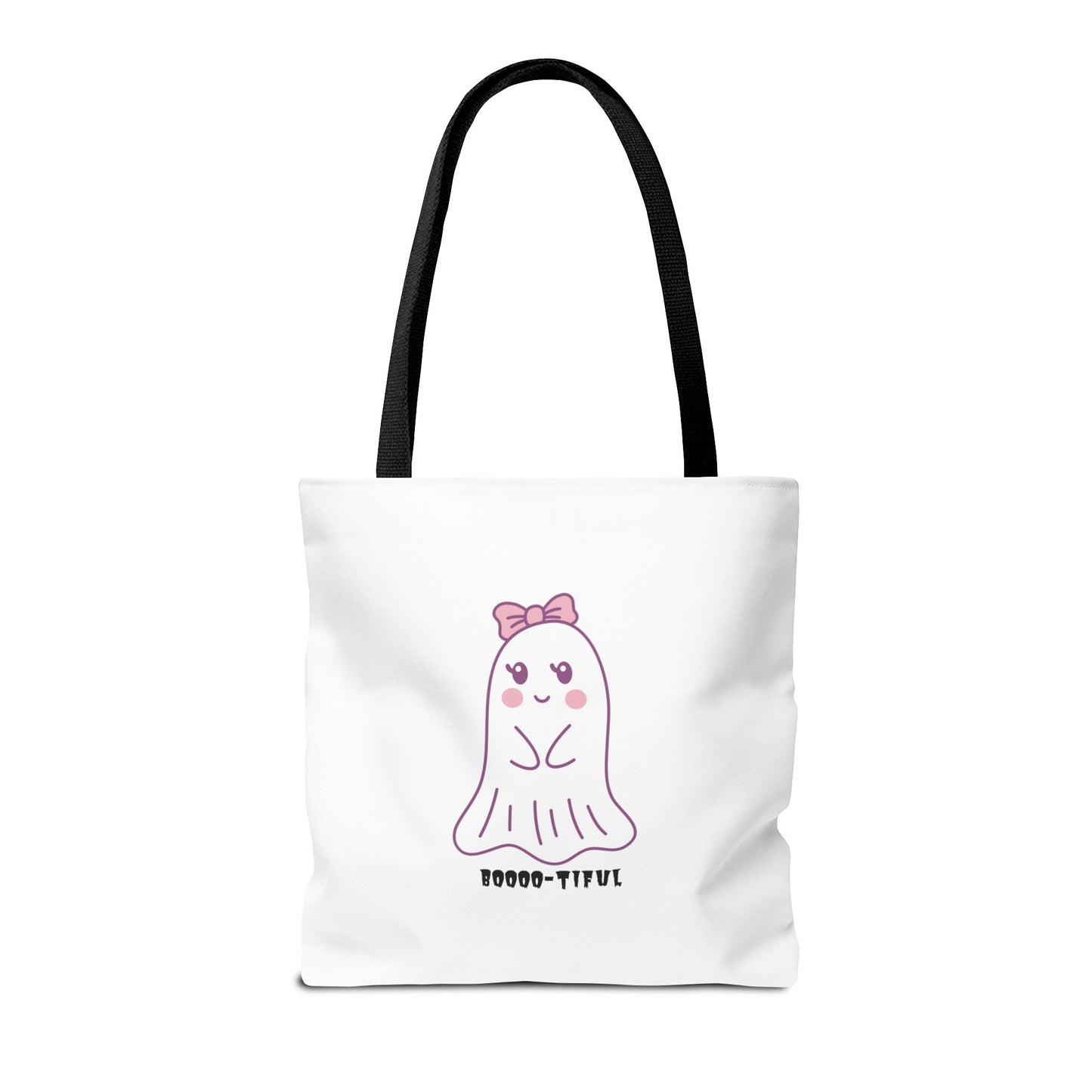 Cute Ghost Halloween Lover Spooky Season Tote Trick or Treating Candy Bag Fall Themed Reusable Lunch Tote