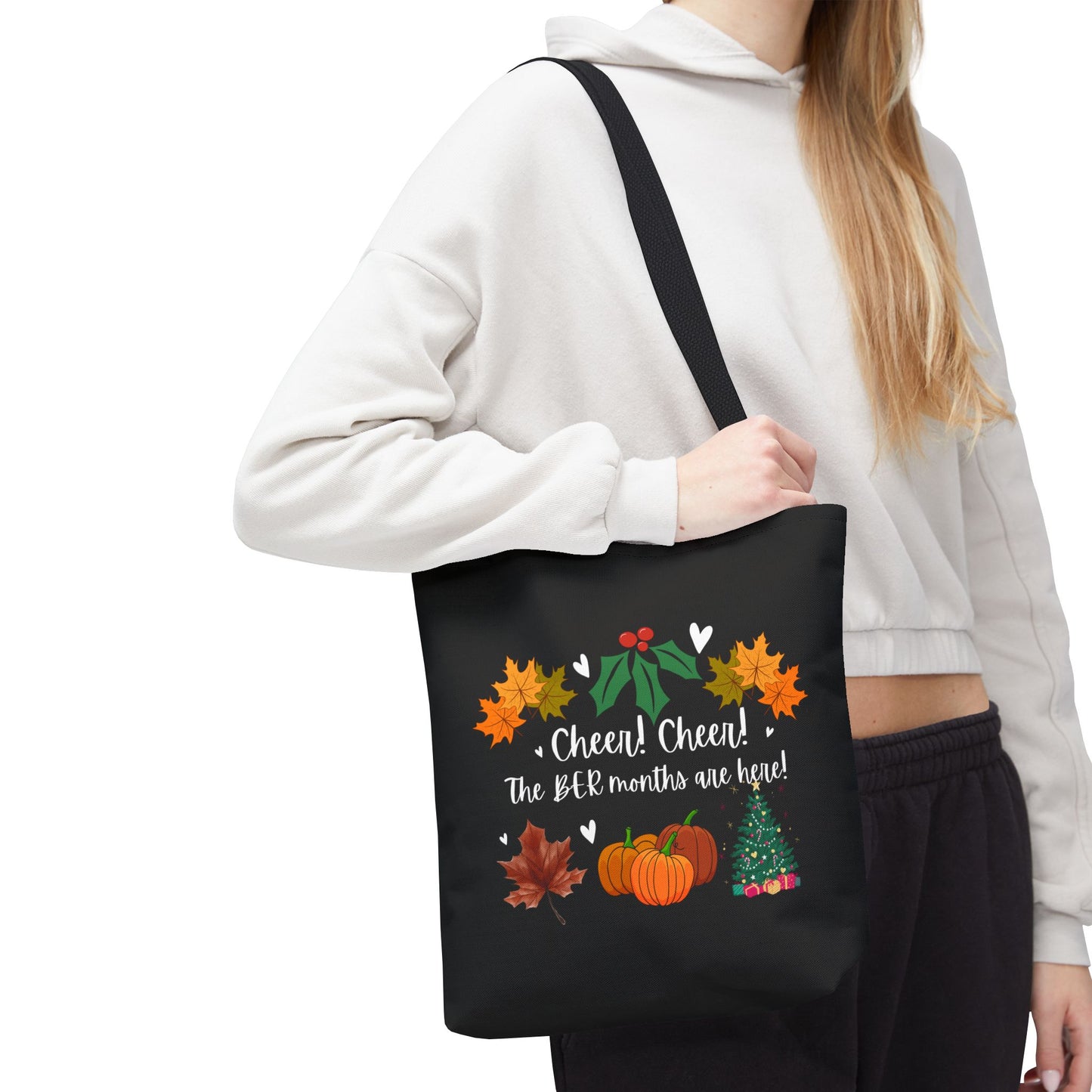 Unisex BER Months Tote Bag Autumn Tote Fall Tote Bag September Tote October Tote Bag November Bag December Tote Bag Favorite Months Tote Bag