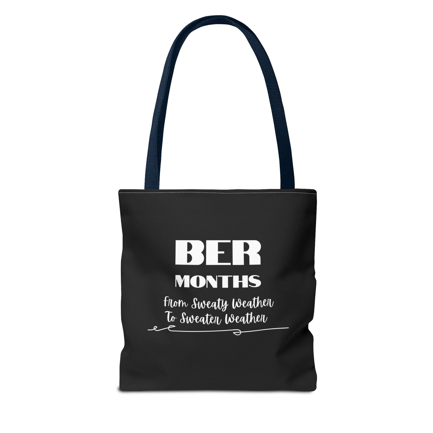 Unisex BER Months Tote Bag Autumn September October November December Tote Bag Favorite Months Tote Bag