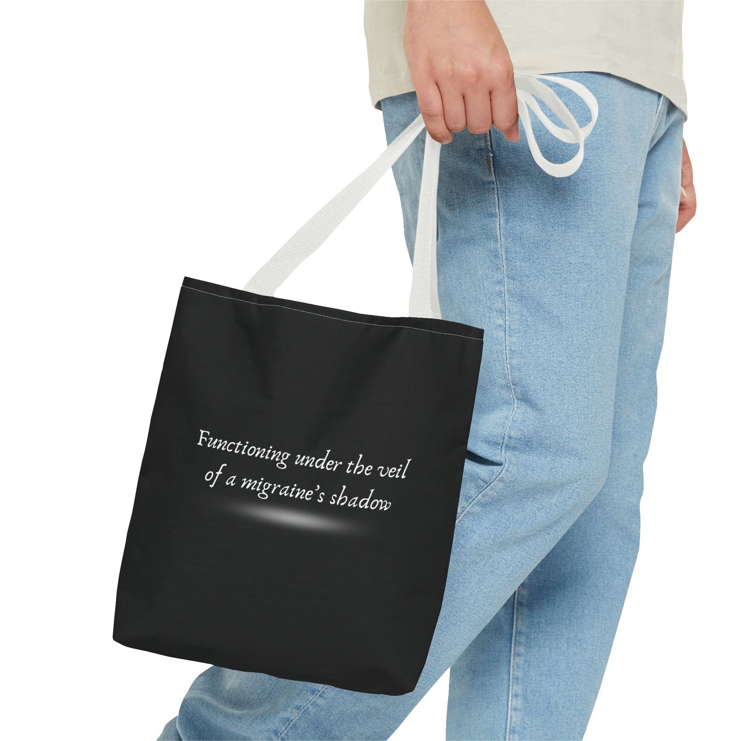 Unisex Migraine Day Invisible Illness Warrior Tote Bag