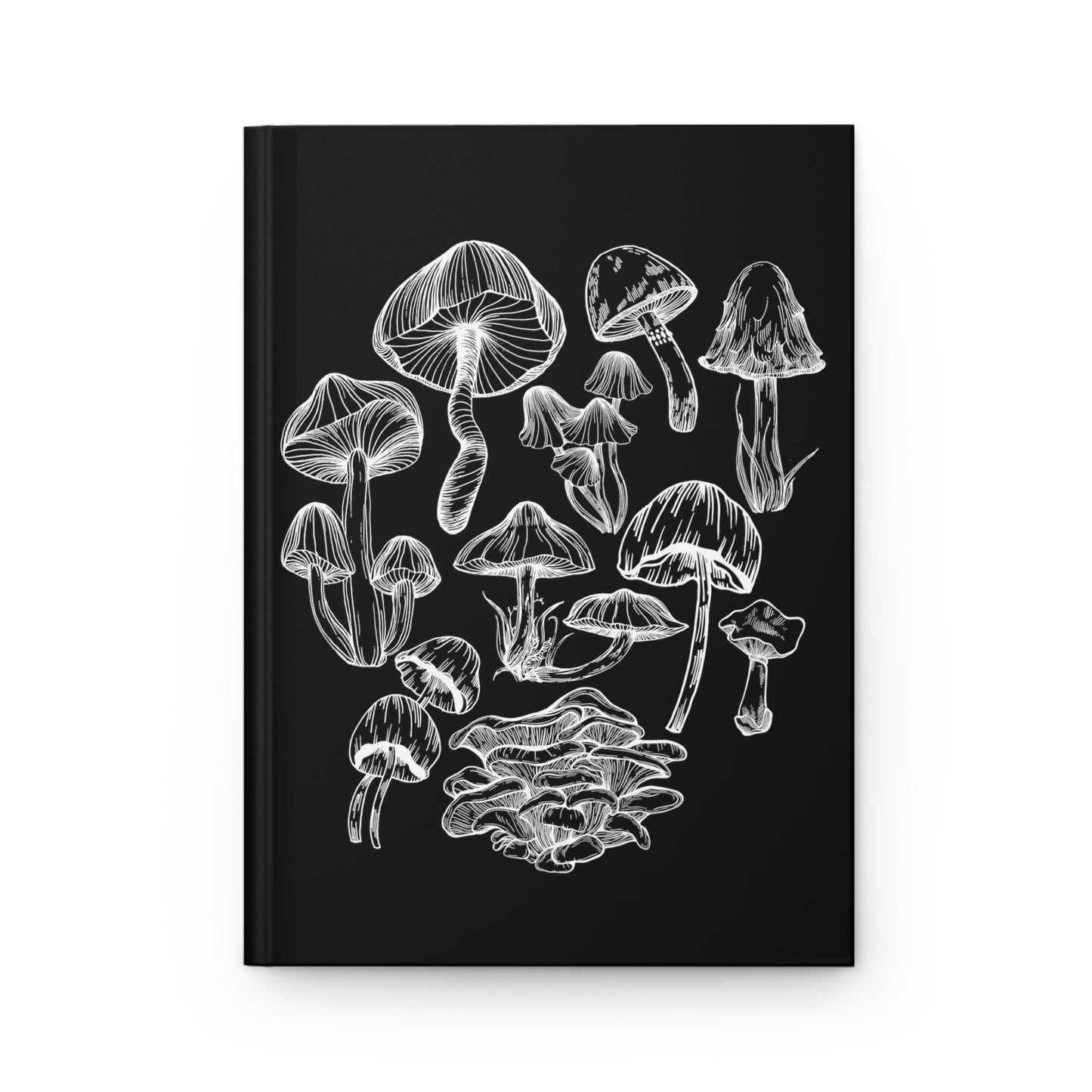 Hardcover Journal Mushroom Lover Fungi Print Toadstool Hardcover Journal