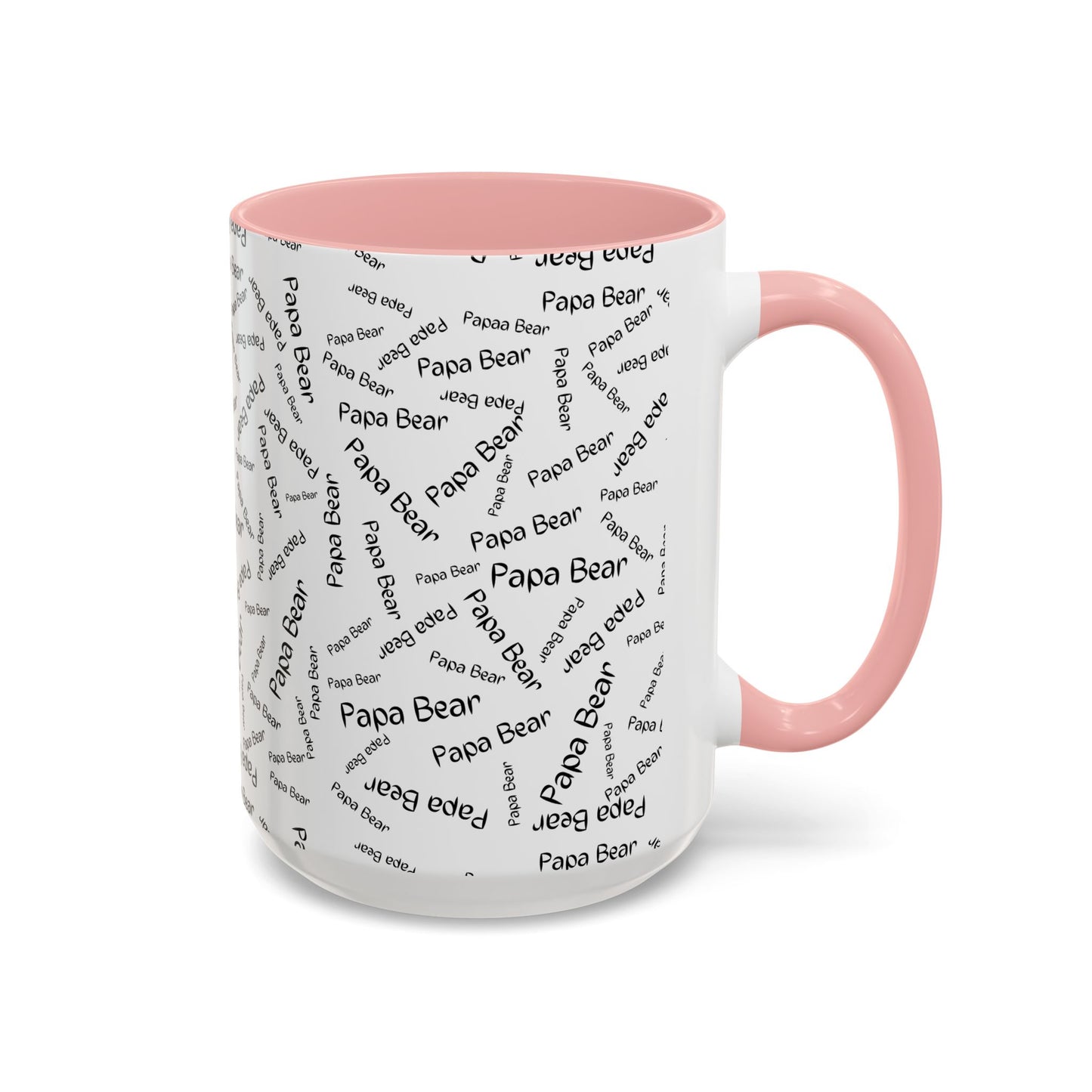 11oz/15oz Papa Bear Word Scramble Coffee Mug