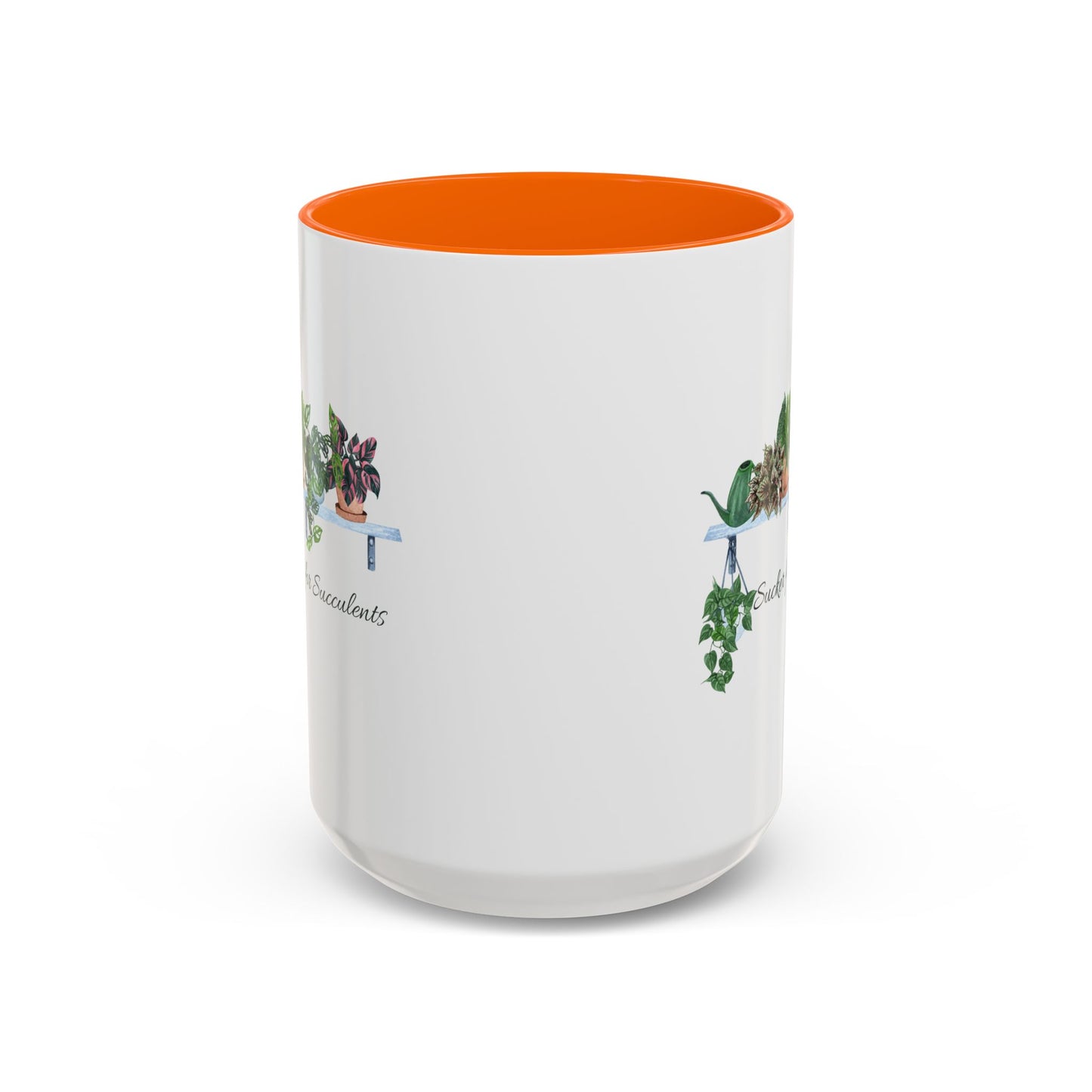 11oz/15oz Garden Themed Coffee Mug Sucker for Succulents