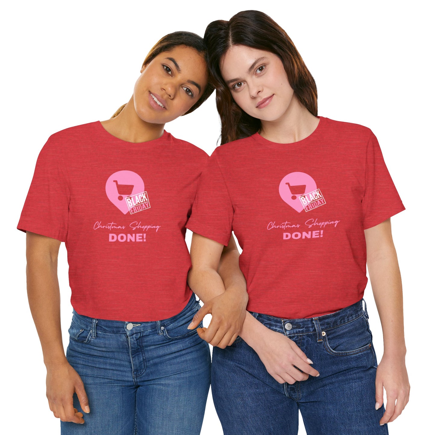 Unisex Jersey Short Sleeve Black Friday Christmas Shopping T-Shirt