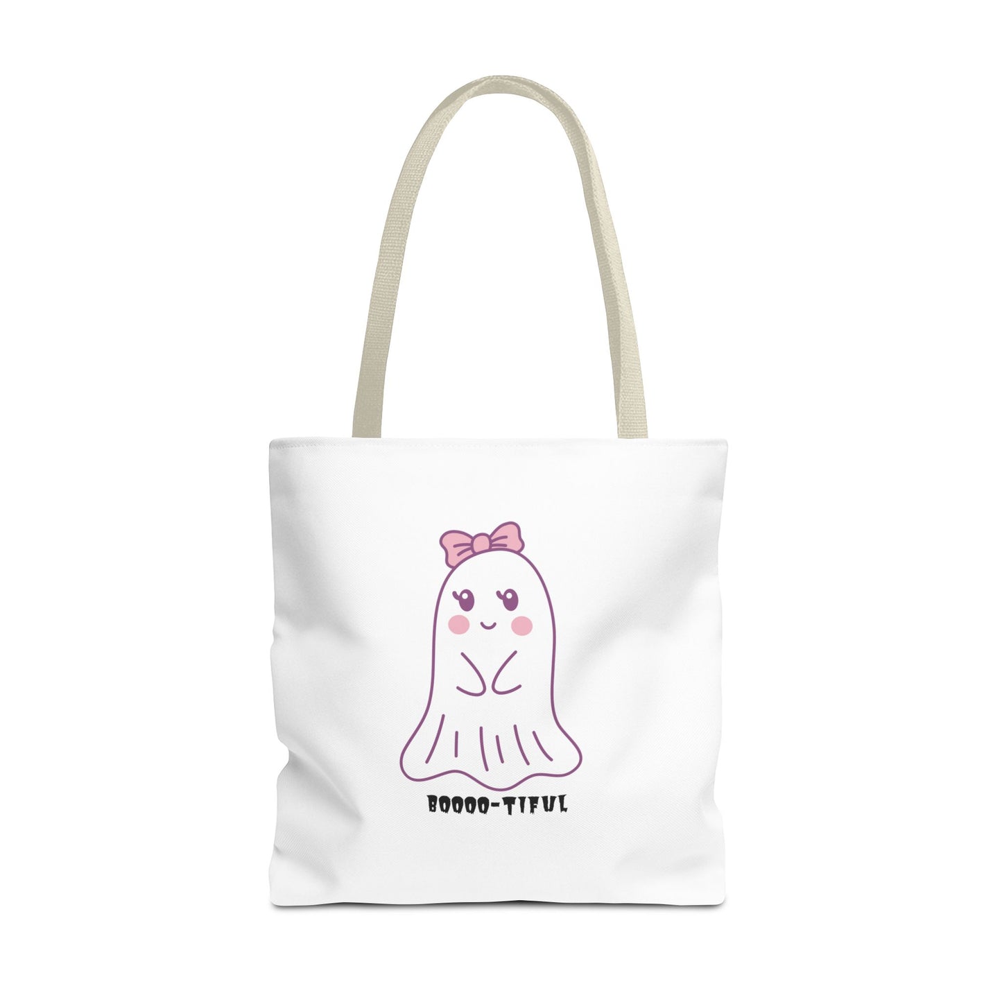 Cute Ghost Halloween Lover Spooky Season Tote Trick or Treating Candy Bag Fall Themed Reusable Lunch Tote