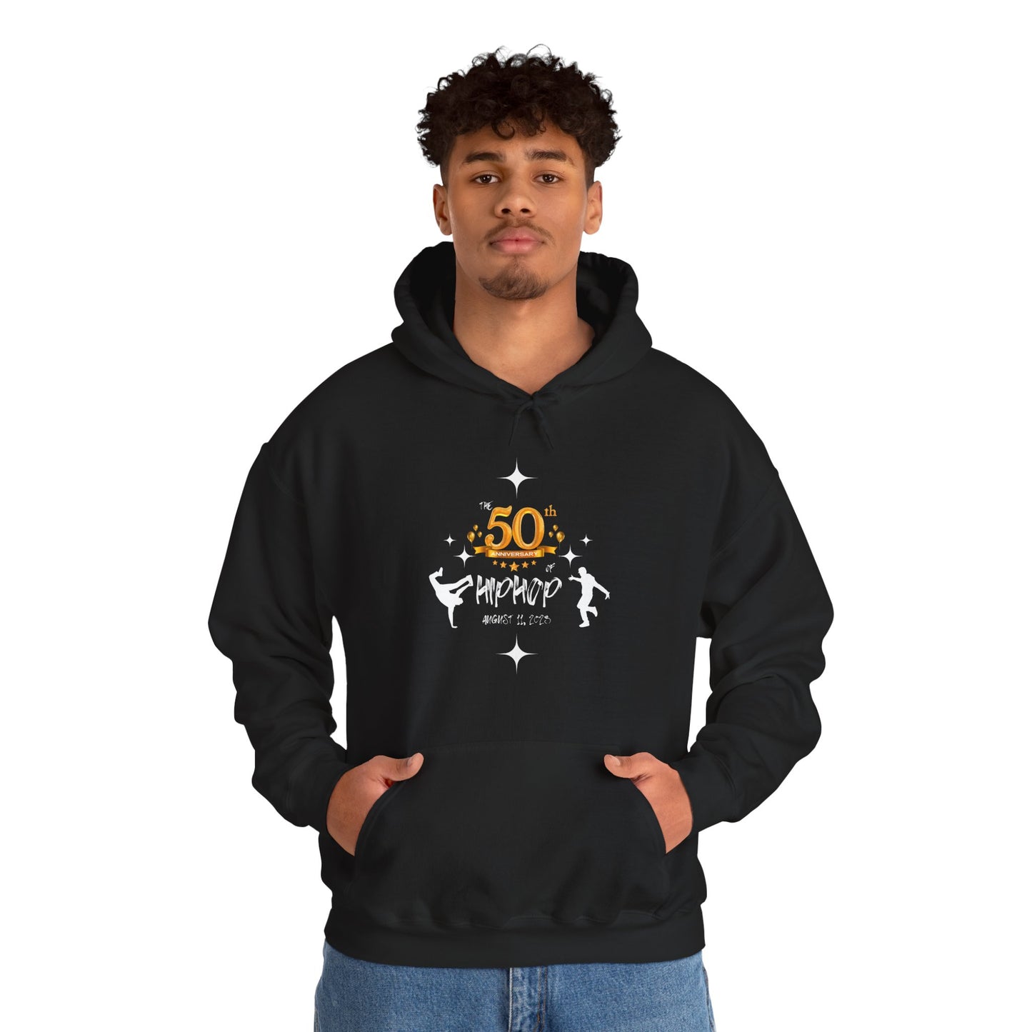 Unisex Heavy Blend™ 50th Anniversary of HipHop August 11, 2023 Commemorate 50 Years Hooded Sweatshirt