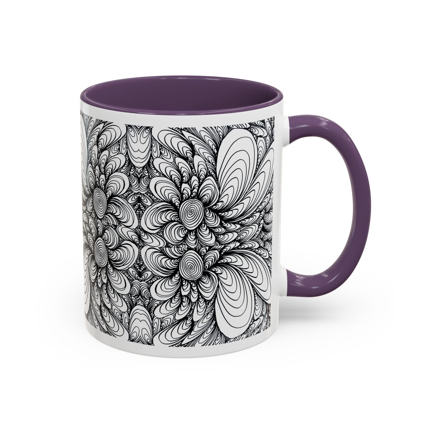 11oz/15oz Original Line Art Mug - Blooms