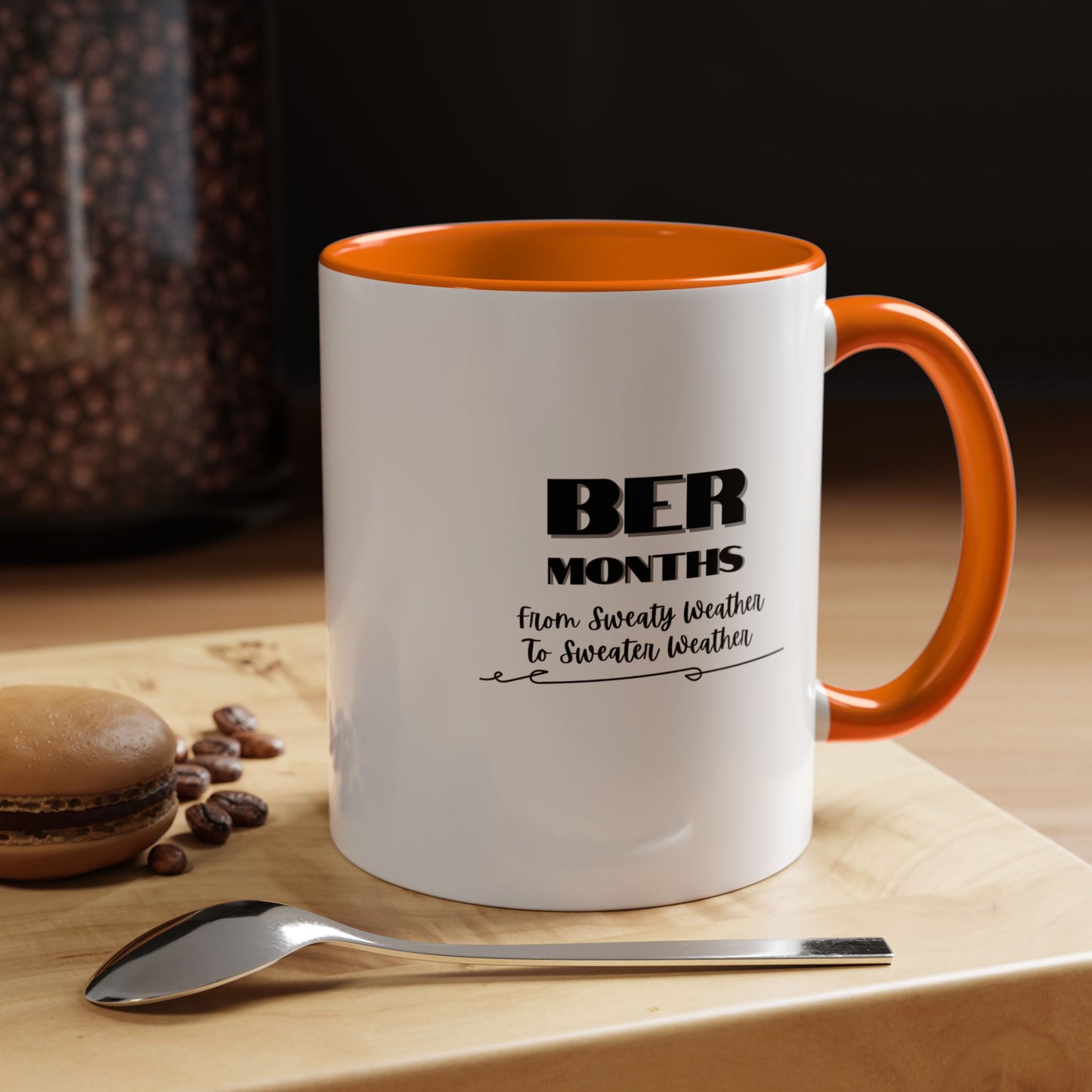 11oz/15oz BER Months From Sweaty Weather to Sweaty Weather Coffee Mug