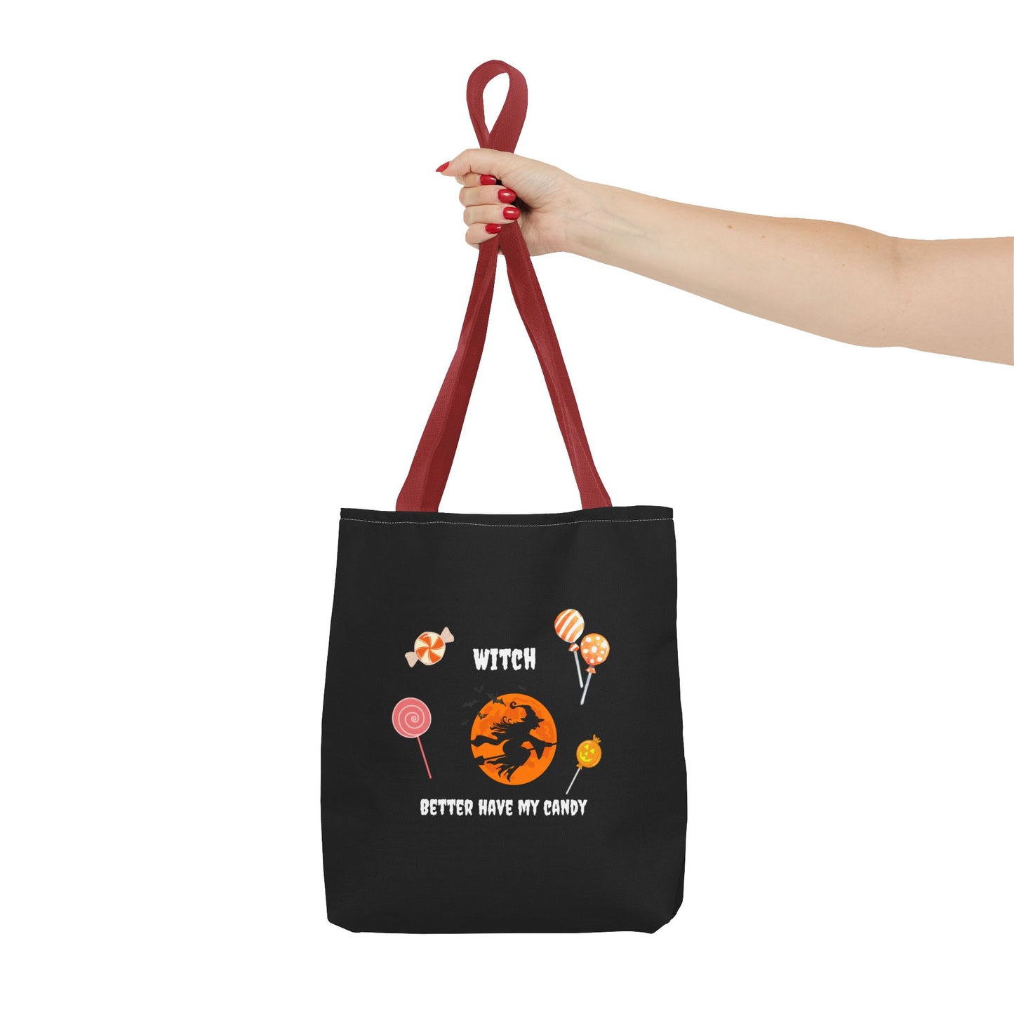 Halloween Tote Bag Gift for Spooky Season Trick or Treating Candy Bag Fall Themed Reusable Lunch Tote