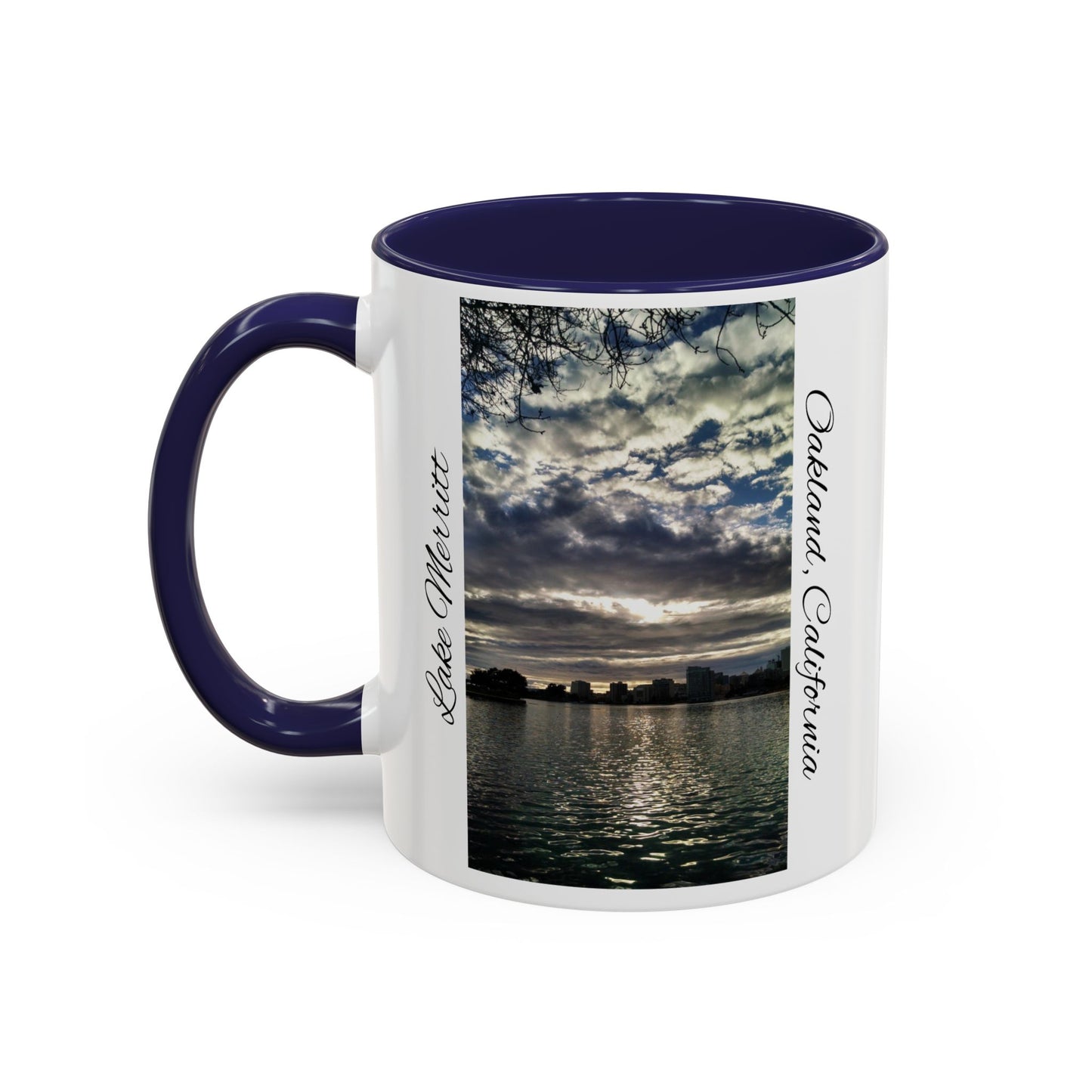 11oz/15oz Two Tone Lake Merritt, Oakland California San Francisco Bay Area Keepsake Coffee Mug