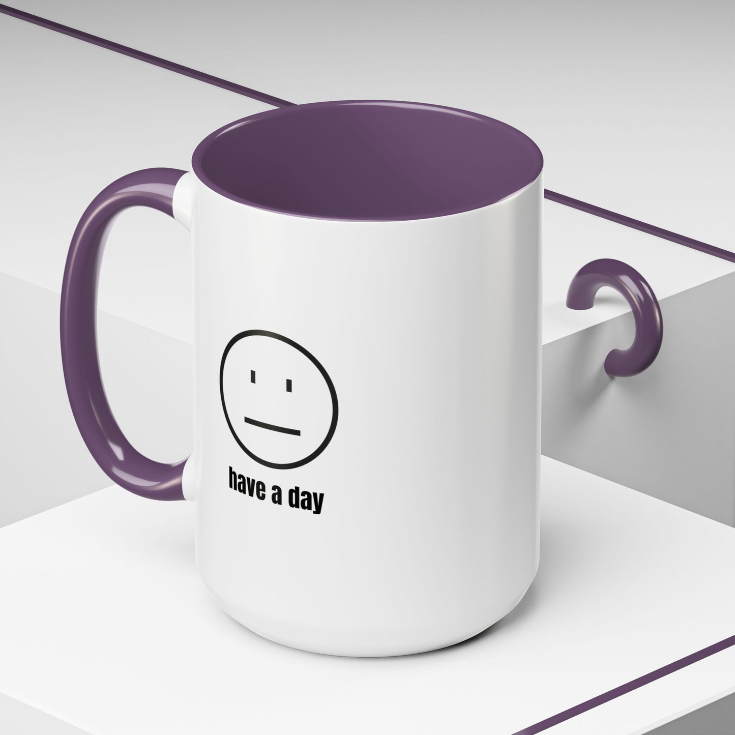 11oz/15oz Straight Face Have A Day Coffee Mug