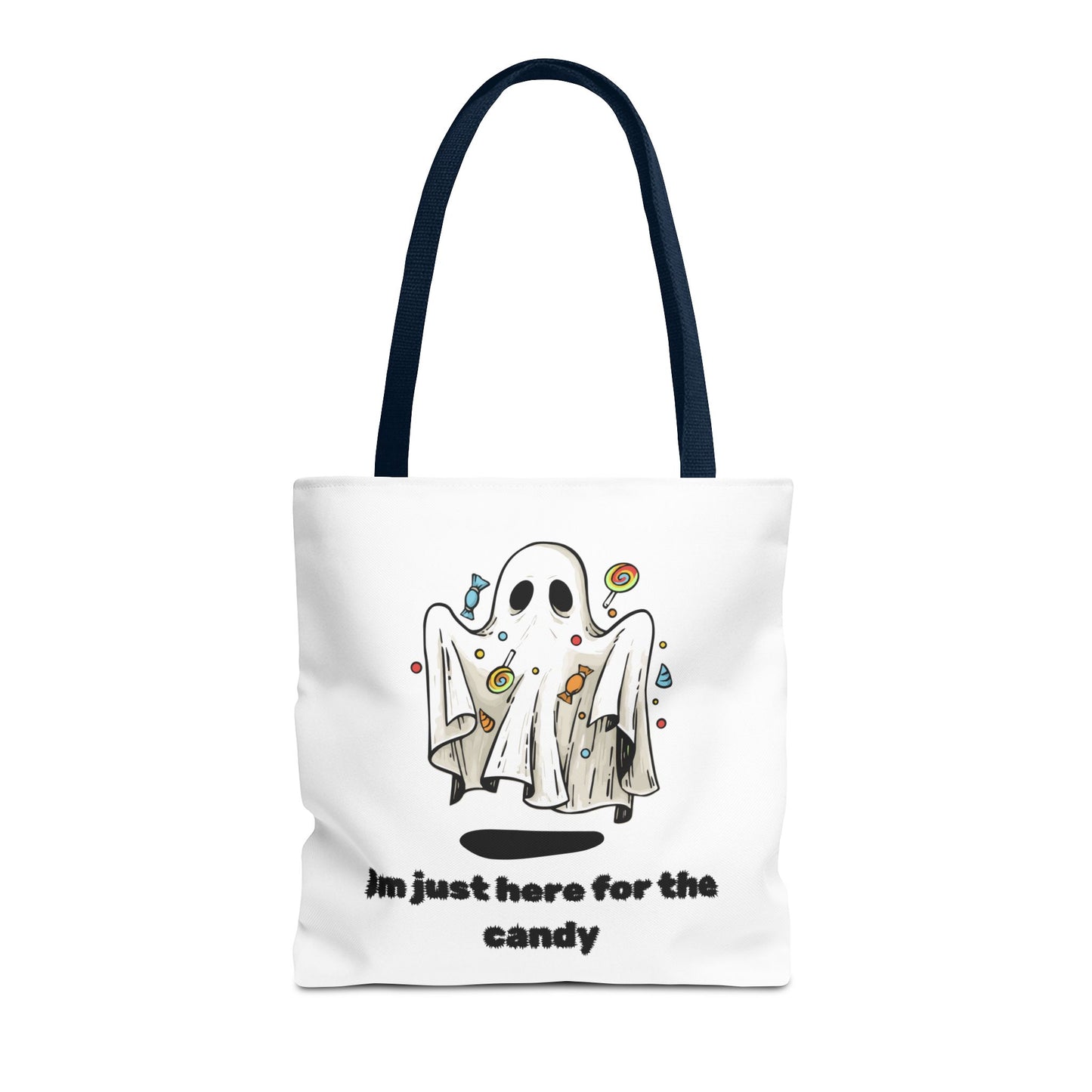 Cute Ghost Halloween Lover Spooky Season Trick or Treating Candy Bag Fall Themed Reusable Lunch Bag