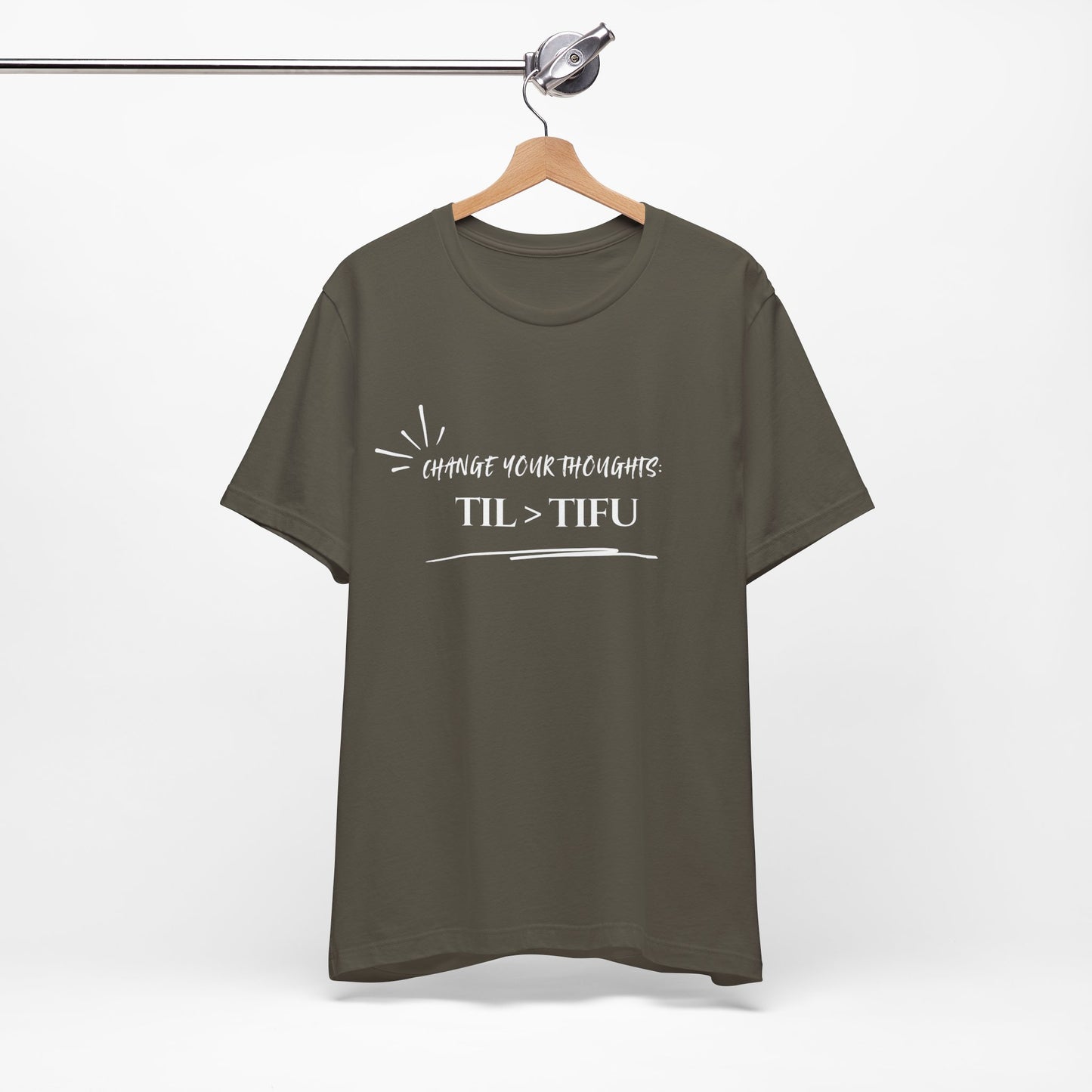 Unisex Self Love Positive Self Talk and Thoughts Mental Health Awareness and Positivity T-Shirt TIL>TIFU