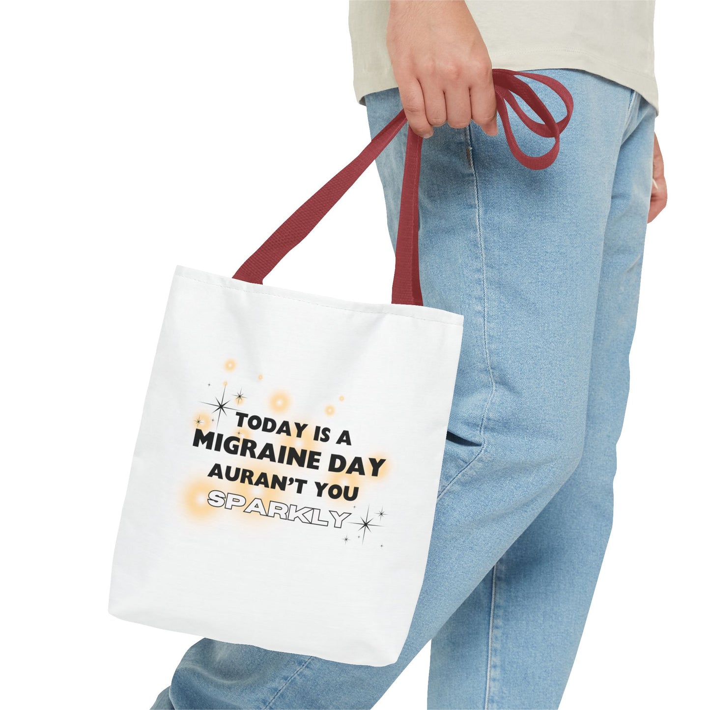 Unisex Migraine Day Invisible Illness Warrior Tote Bag