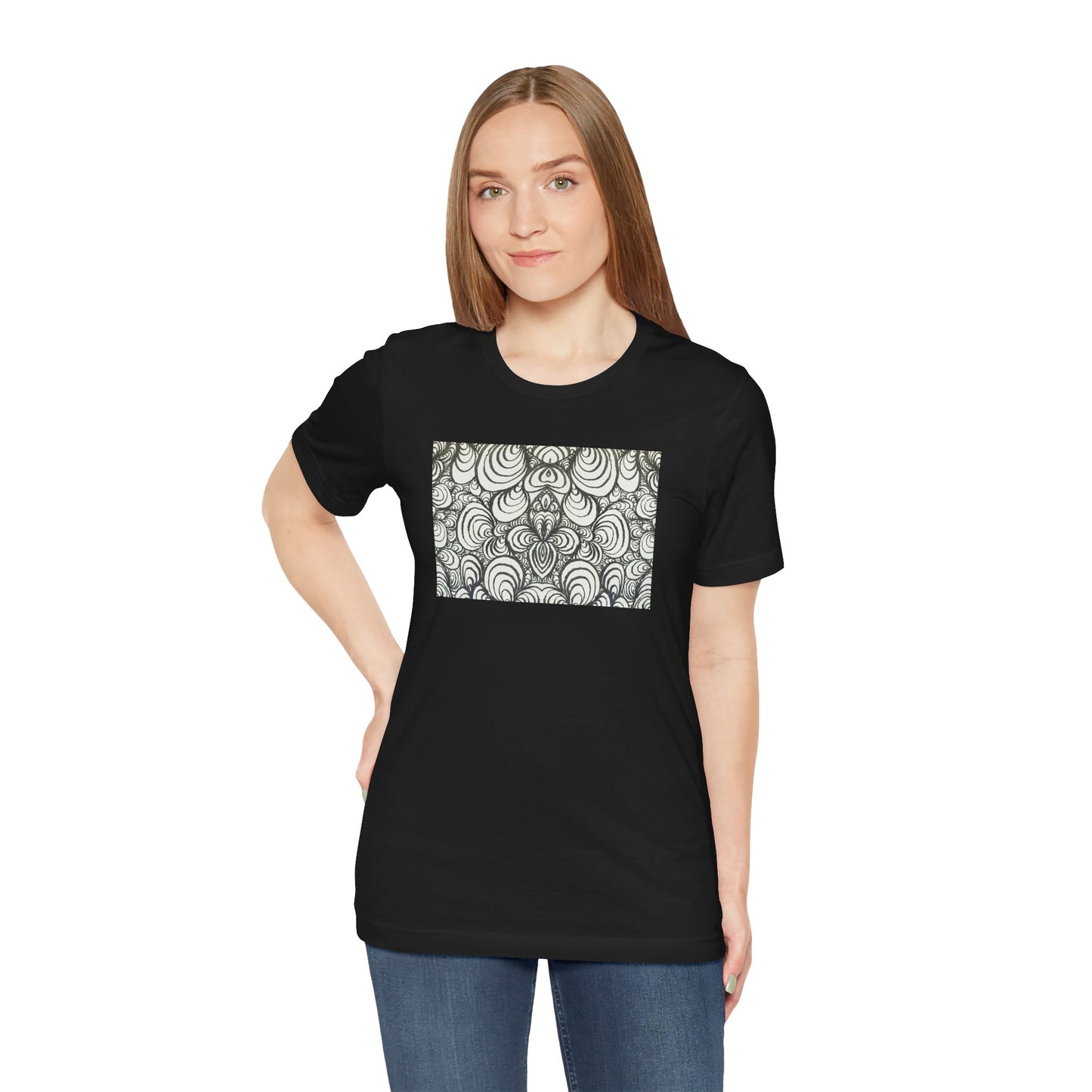 Unisex Original Line Art T-Shirt - Puzzle Panels 1