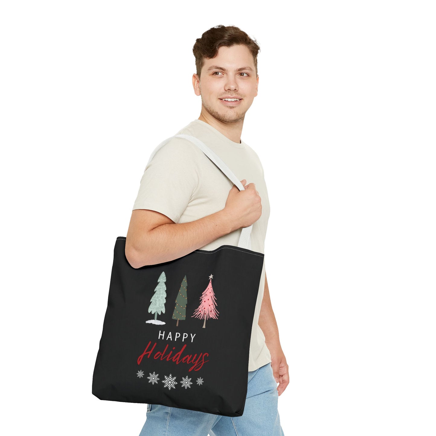 Unisex Happy Holidays Seasons Greetings Fall Tote Bag