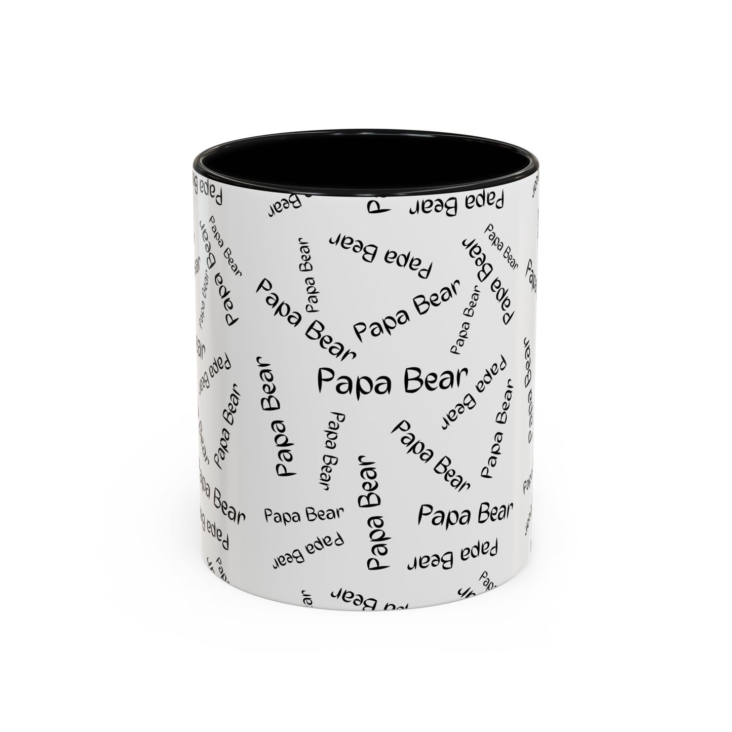 11oz/15oz Papa Bear Word Scramble Coffee Mug