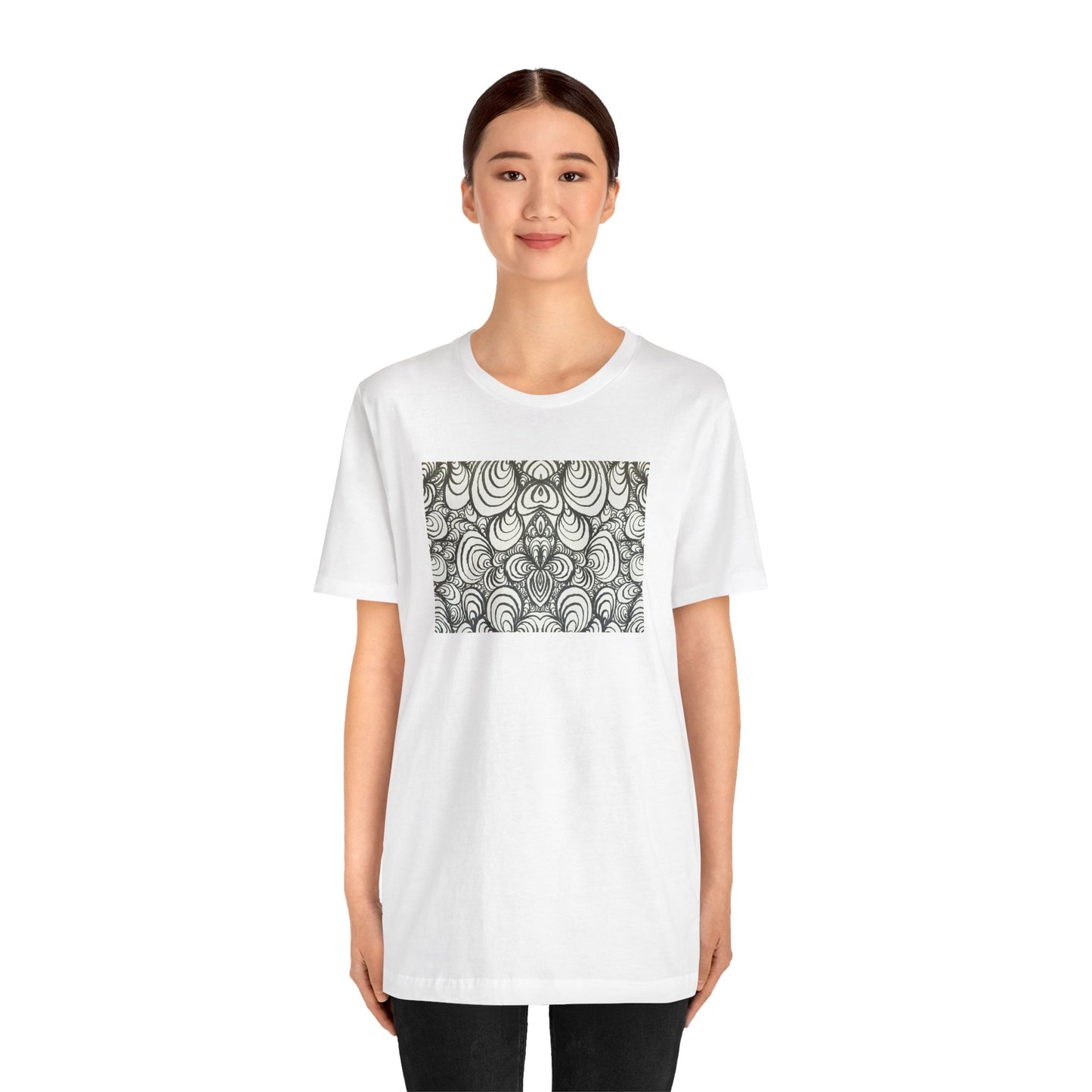 Unisex Original Line Art T-Shirt - Puzzle Panels 1