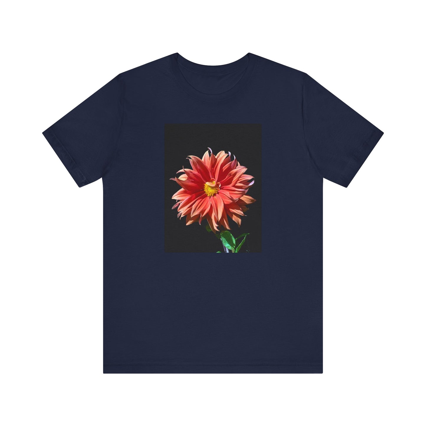 Unisex Jersey Short Sleeve Dahlia Flower T-Shirt